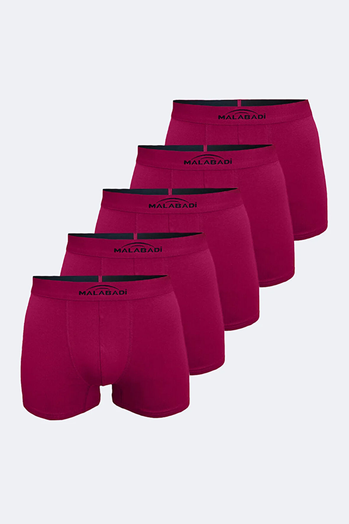 Erkek Lacivert 5 Li Pamuk Elastan Boxer 5m075