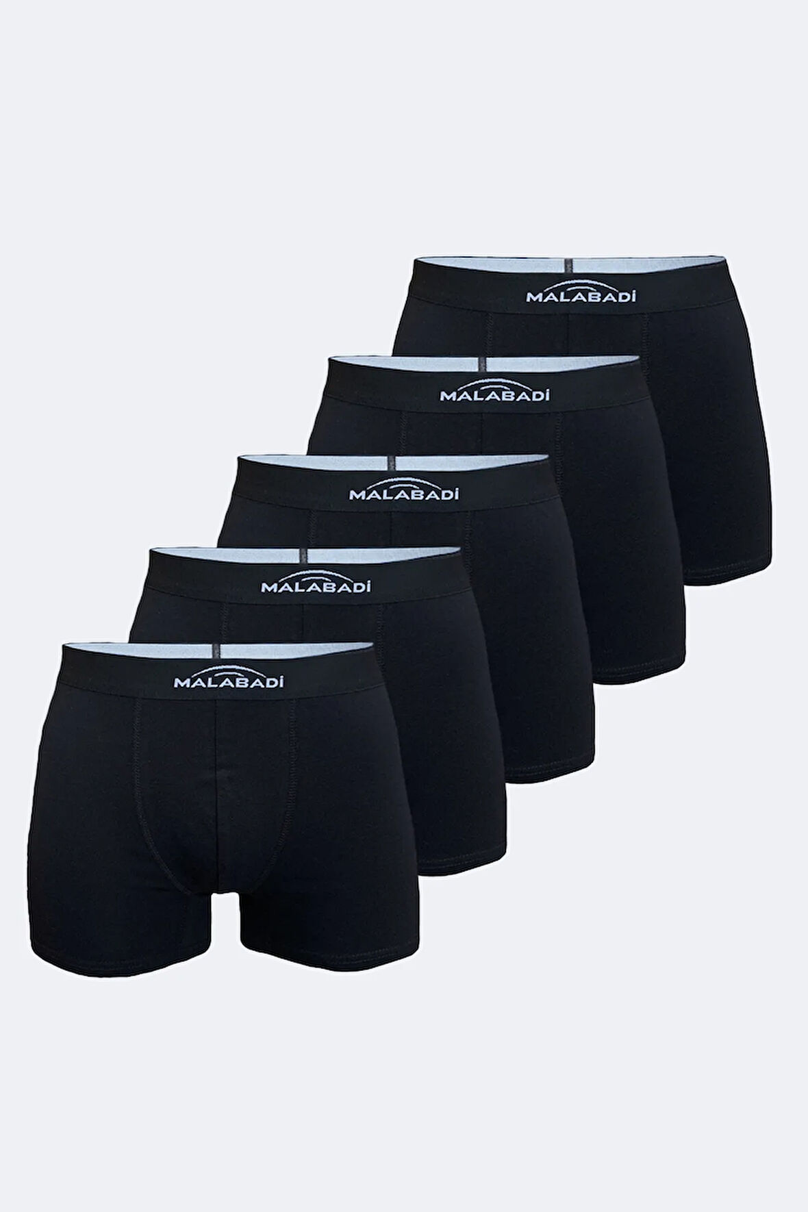 Erkek Lacivert 5 Li Pamuk Elastan Boxer 5m075