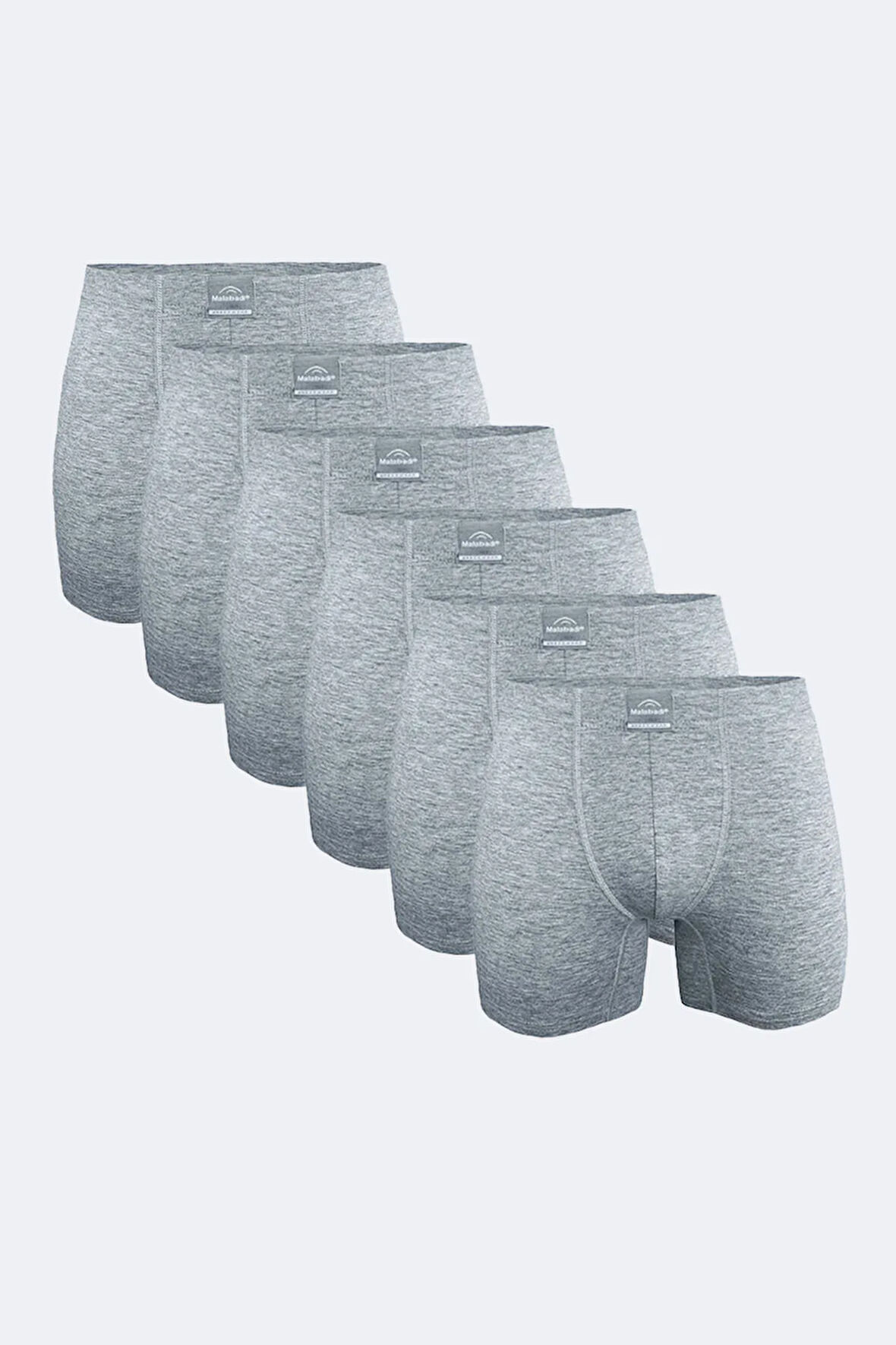 Erkek Desenli 6 lı Pamuk Elastan Uzun Boxer 073