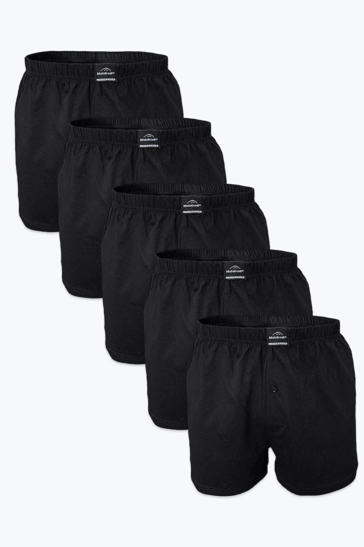 Erkek Füme 5 Li Geniş Kalıp %100 Pamuk Boxer M240