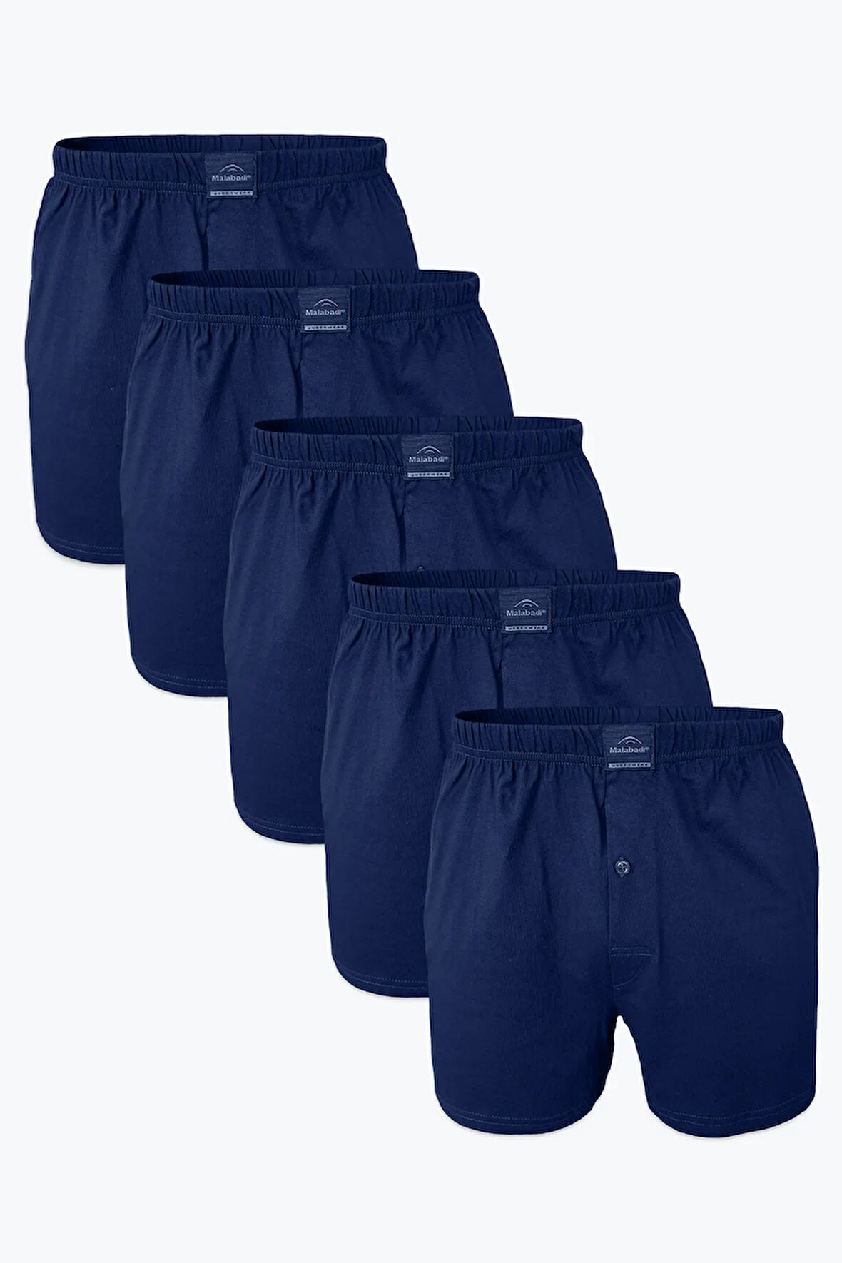 Erkek Beyaz 5 Li Geniş Kalıp Büyük Beden Boxer %100 Pamuk Battal Boy Mb2400 4xl/5xl/6xl/7xl