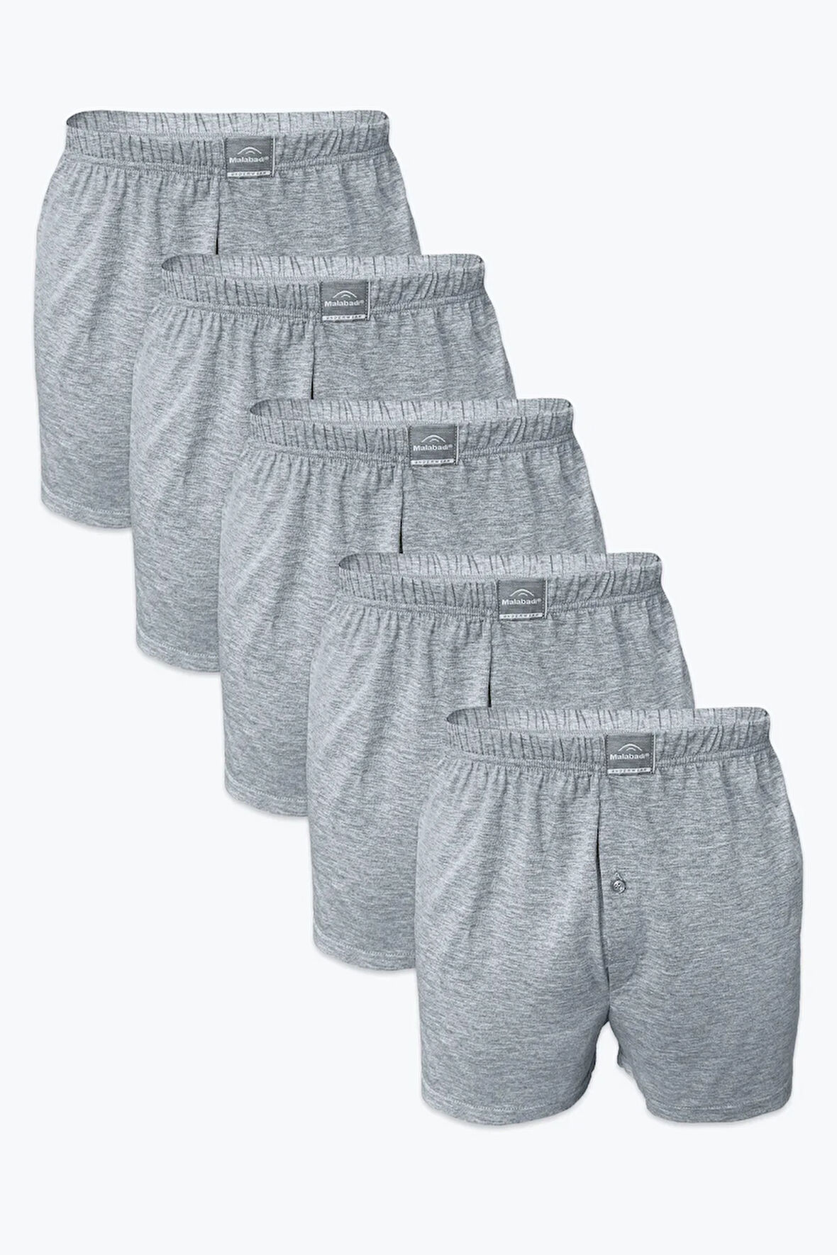 Erkek Beyaz 5 Li Geniş Kalıp Büyük Beden Boxer %100 Pamuk Battal Boy Mb2400 4xl/5xl/6xl/7xl