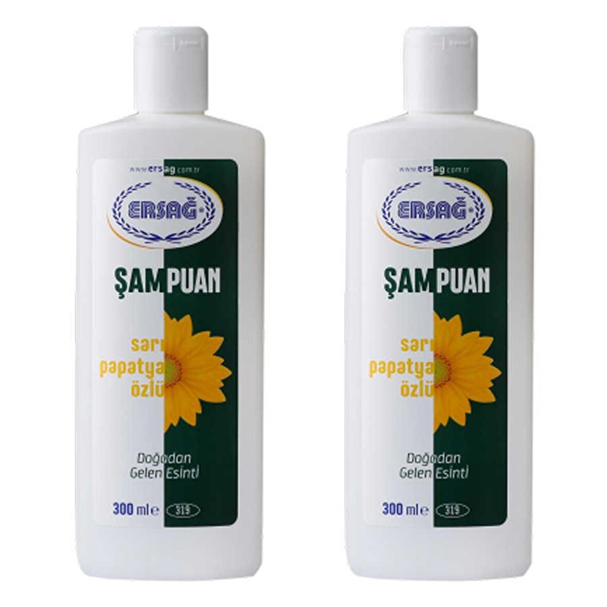 Ersağ Sarı Papatya Özlü Şampuan 300 Ml. * 2 Adet