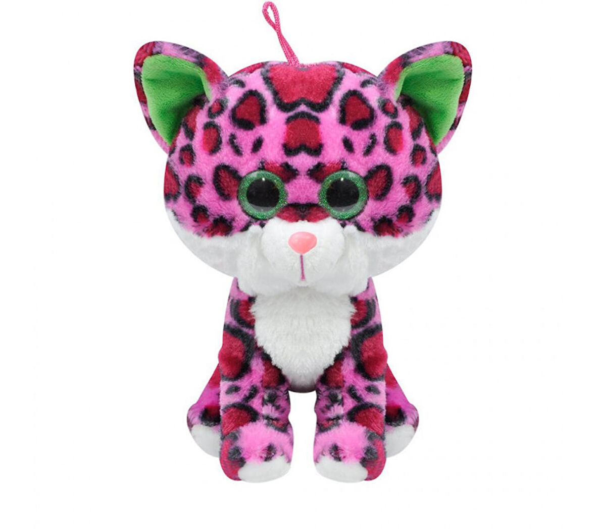 Selay Toys Peluş Leopar Kedi Oyuncak 28 cm Pembe 1014