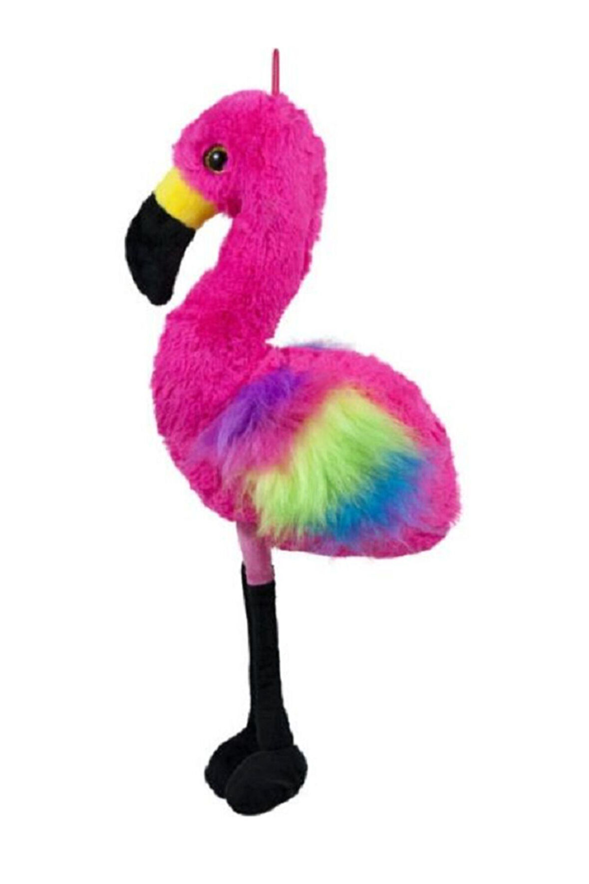 Sarılma Arkadaşı Oyuncak Büyük Pelüş Renkli Kanatlı Flamingo 60 Cm Pembe