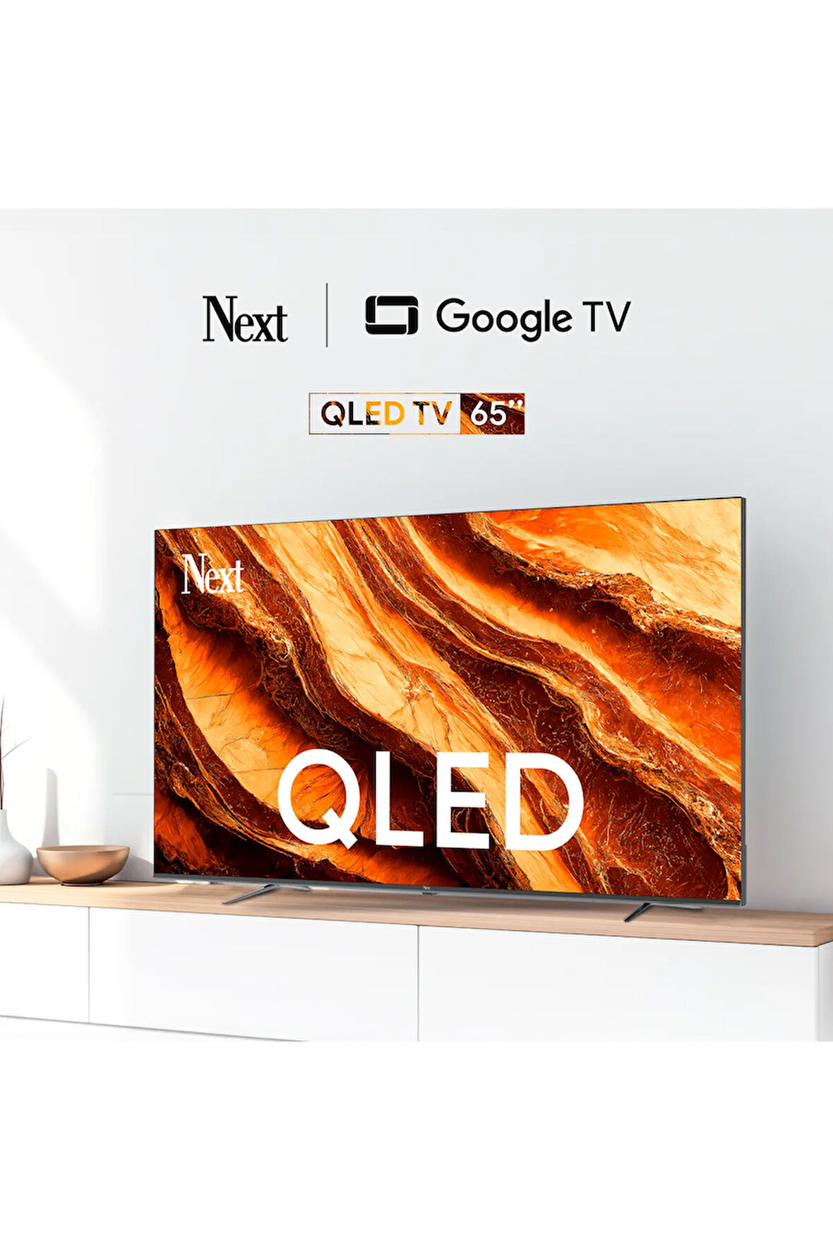 NEXT YE-65GFSG8-QLED 65" 165 Ekran UHD 4K Google TV