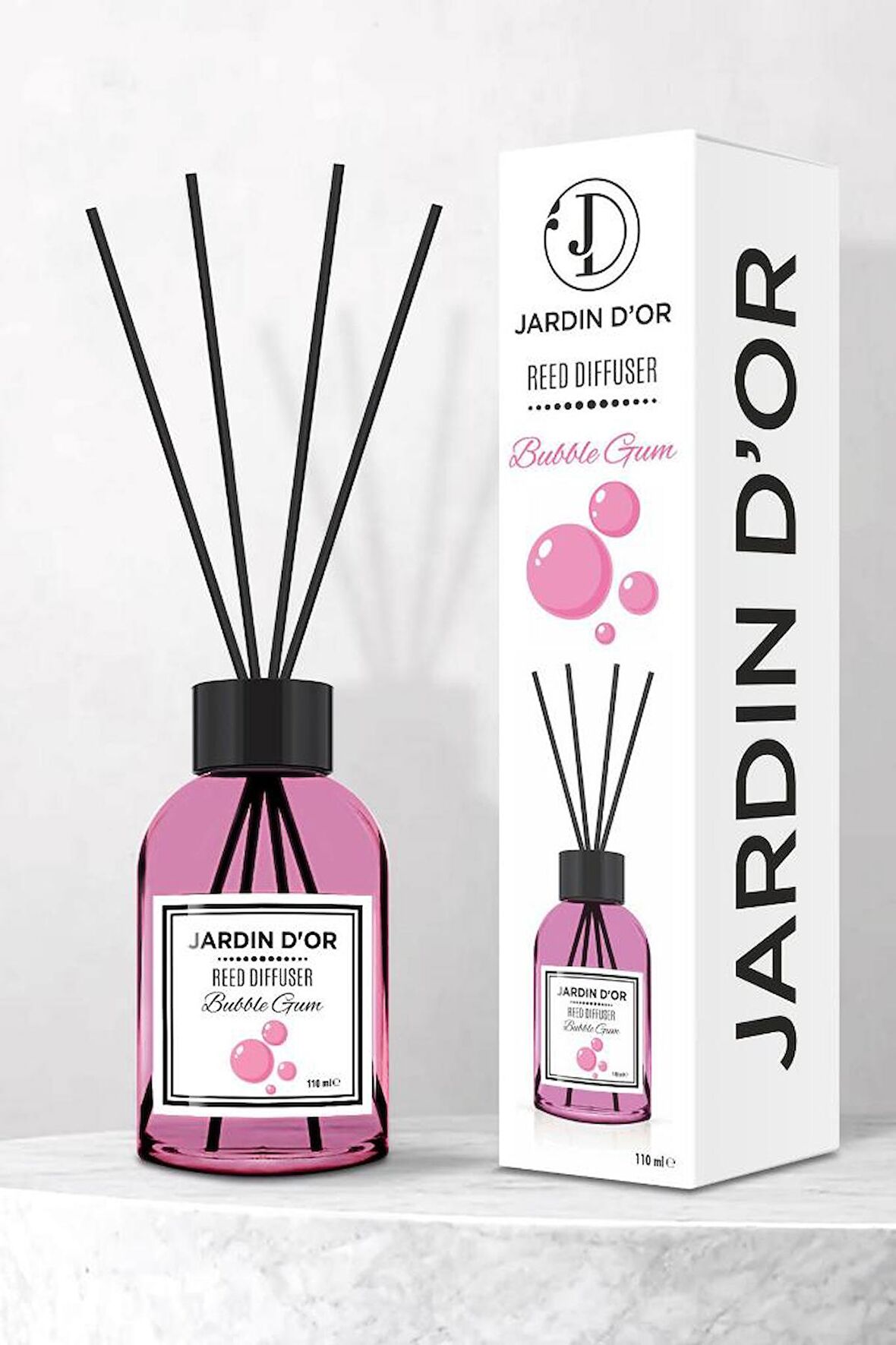 JARDIN D'OR  BUBBLE GUM REED DIFFUSER ÇUBUKLU ODA KOKUSU 110 ML  8681529300066