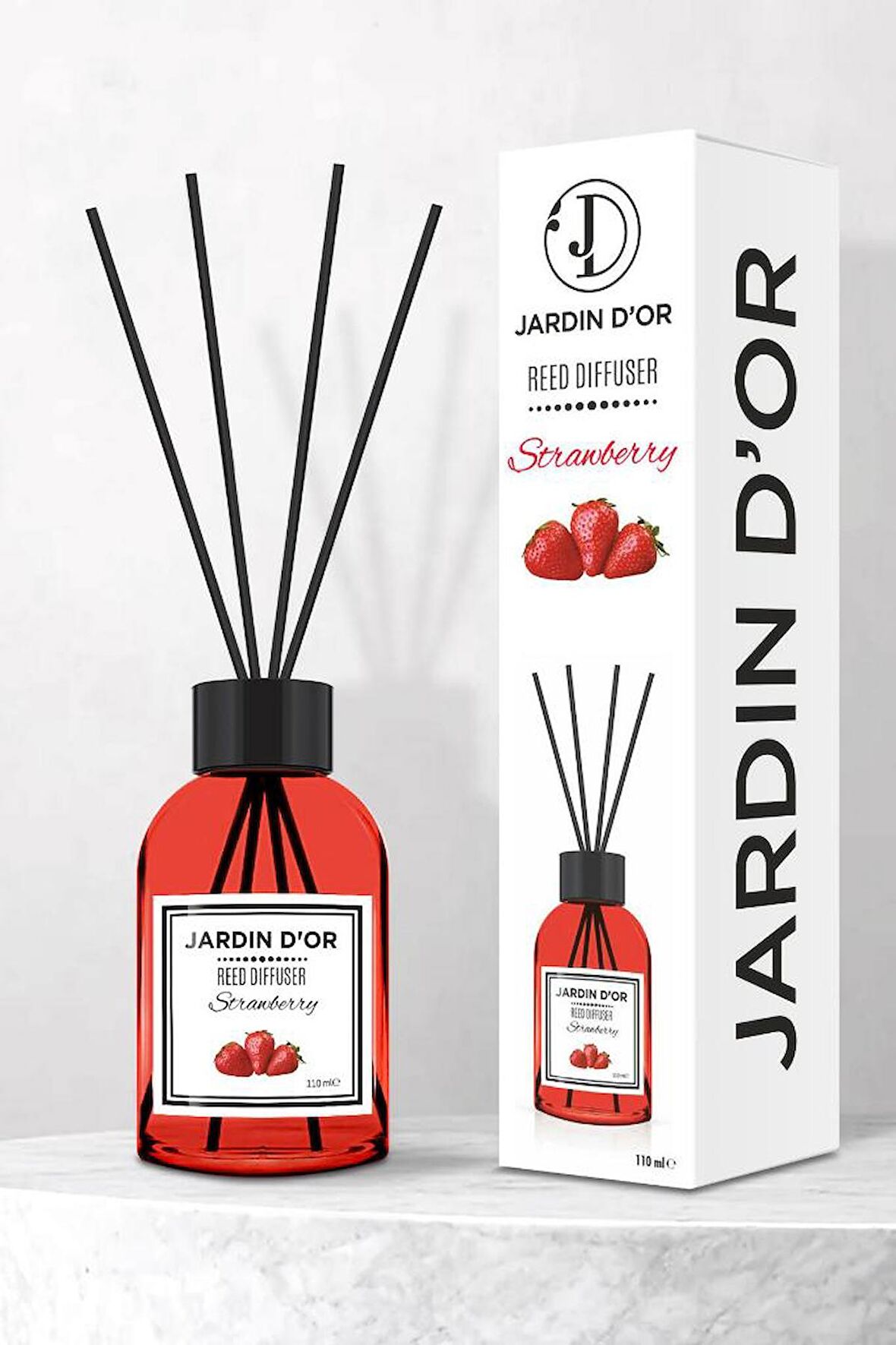 JARDIN D'OR STRAWBERRY REED DIFFUSER ÇUBUKLU ODA KOKUSU 110 ML  8681529300332