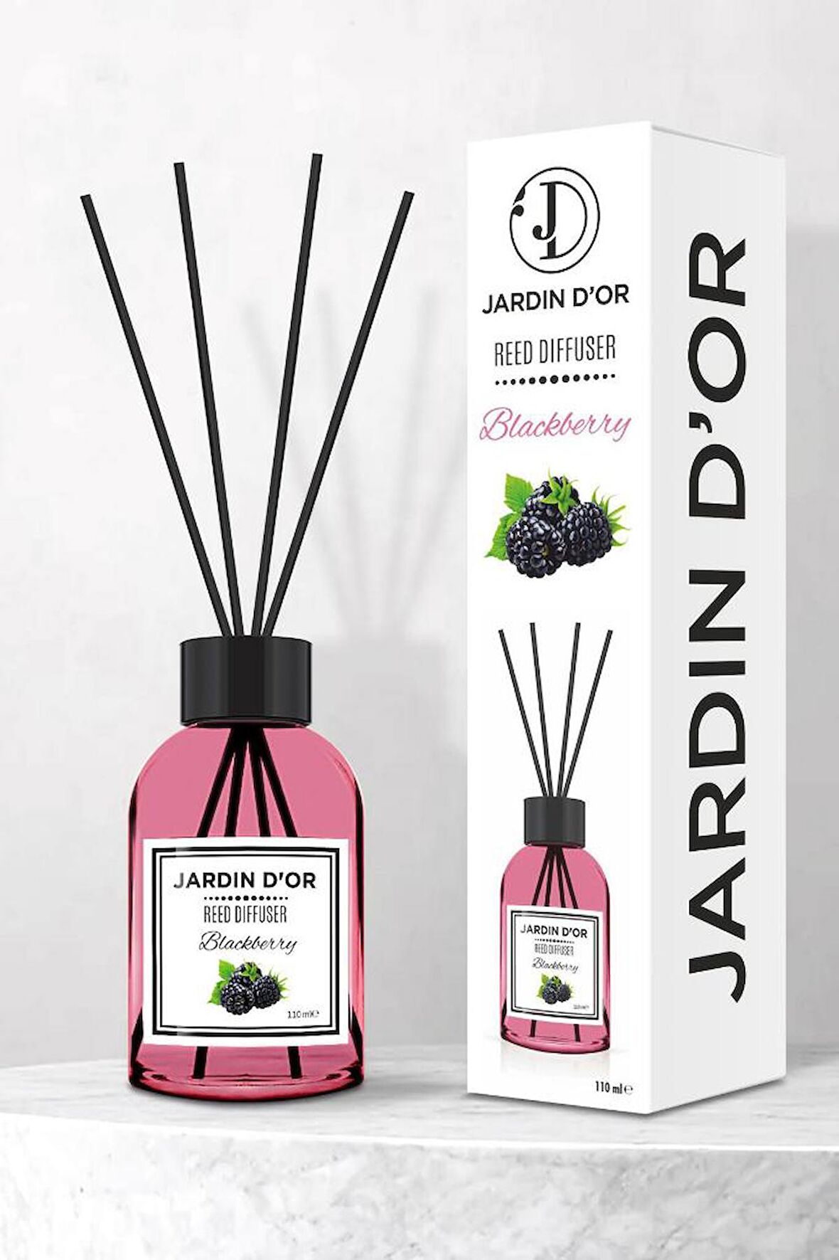 JARDIN D'OR  BLACKBERRY REED DIFFUSER ÇUBUKLU ODA KOKUSU 110 ML  8681529300202