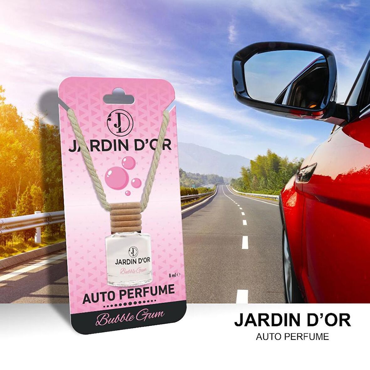 JARDIN D'OR BUBBLE GUM AUTO PERFUME OTO KOKUSU 8 ML 8681529300684