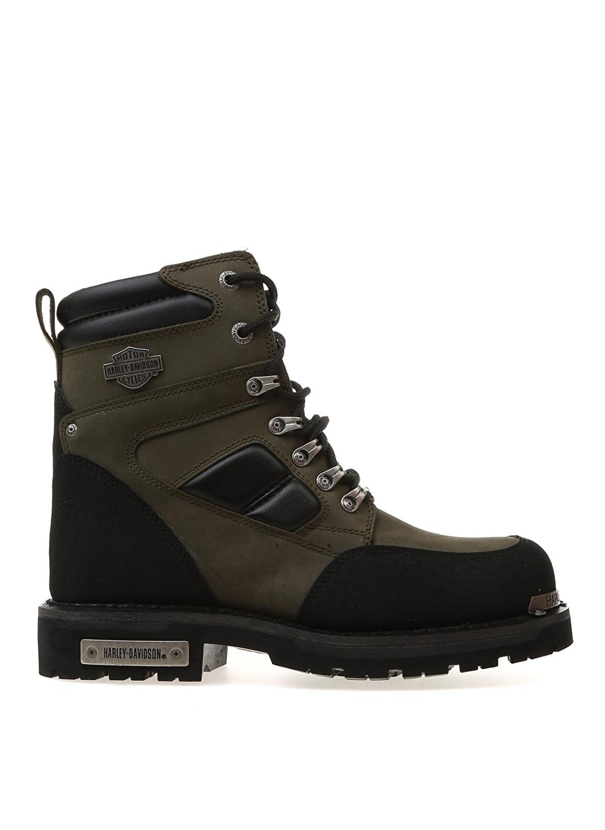 Olive Hakiki Deri Kadın Bot & Bootie HD1777063203