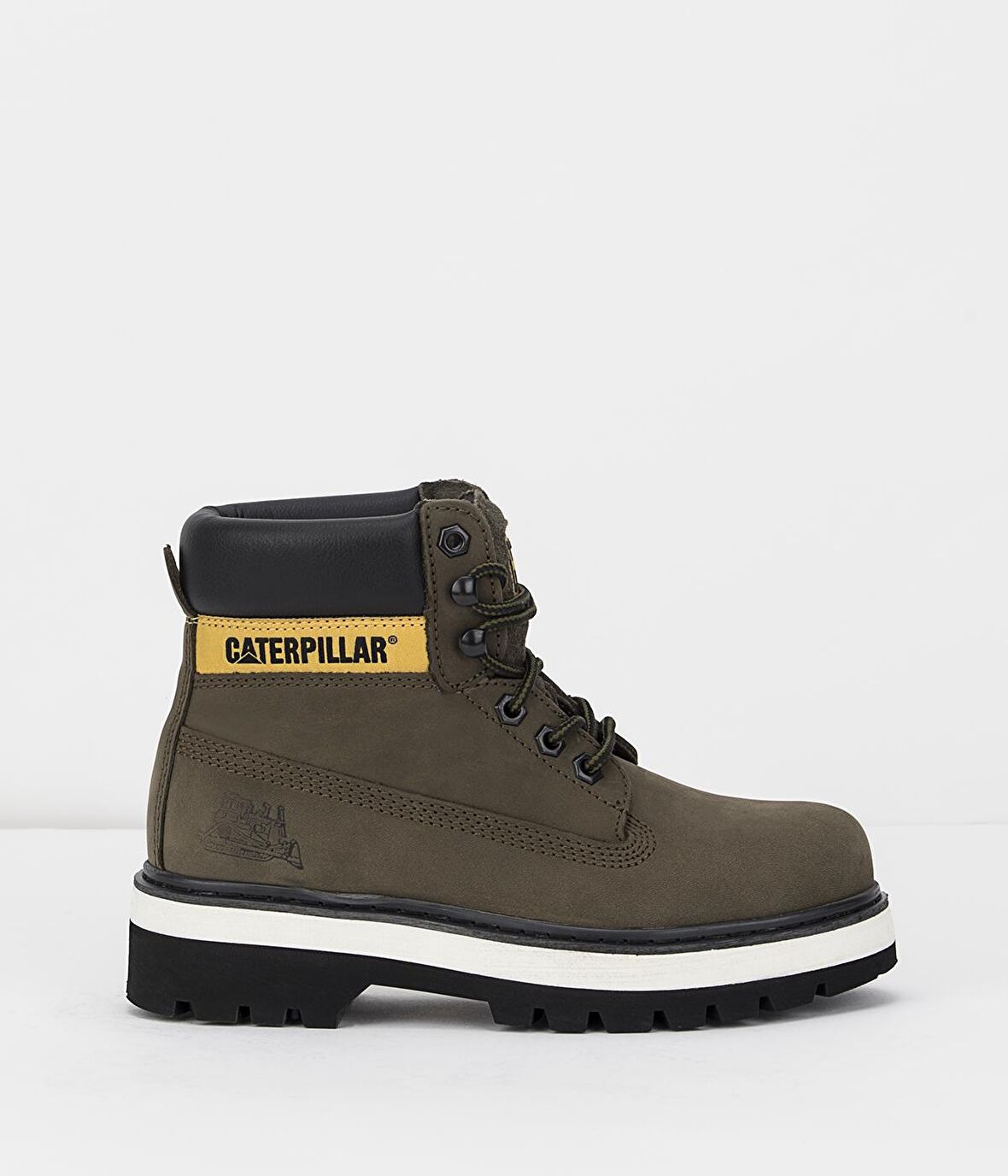 Caterpillar Olive Nubuk Hakiki Deri Kadın Bot & Bootie CAT0111119501