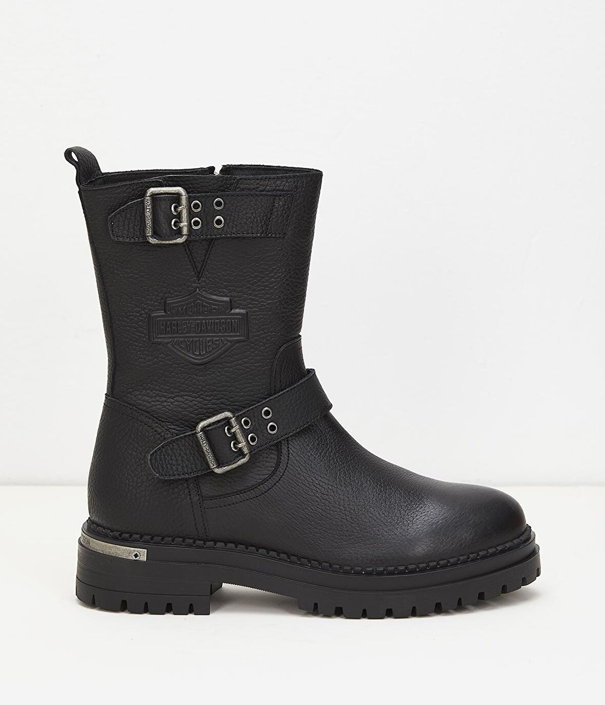 Black Hakiki Deri Kadın Bot & Bootie HD0777002203