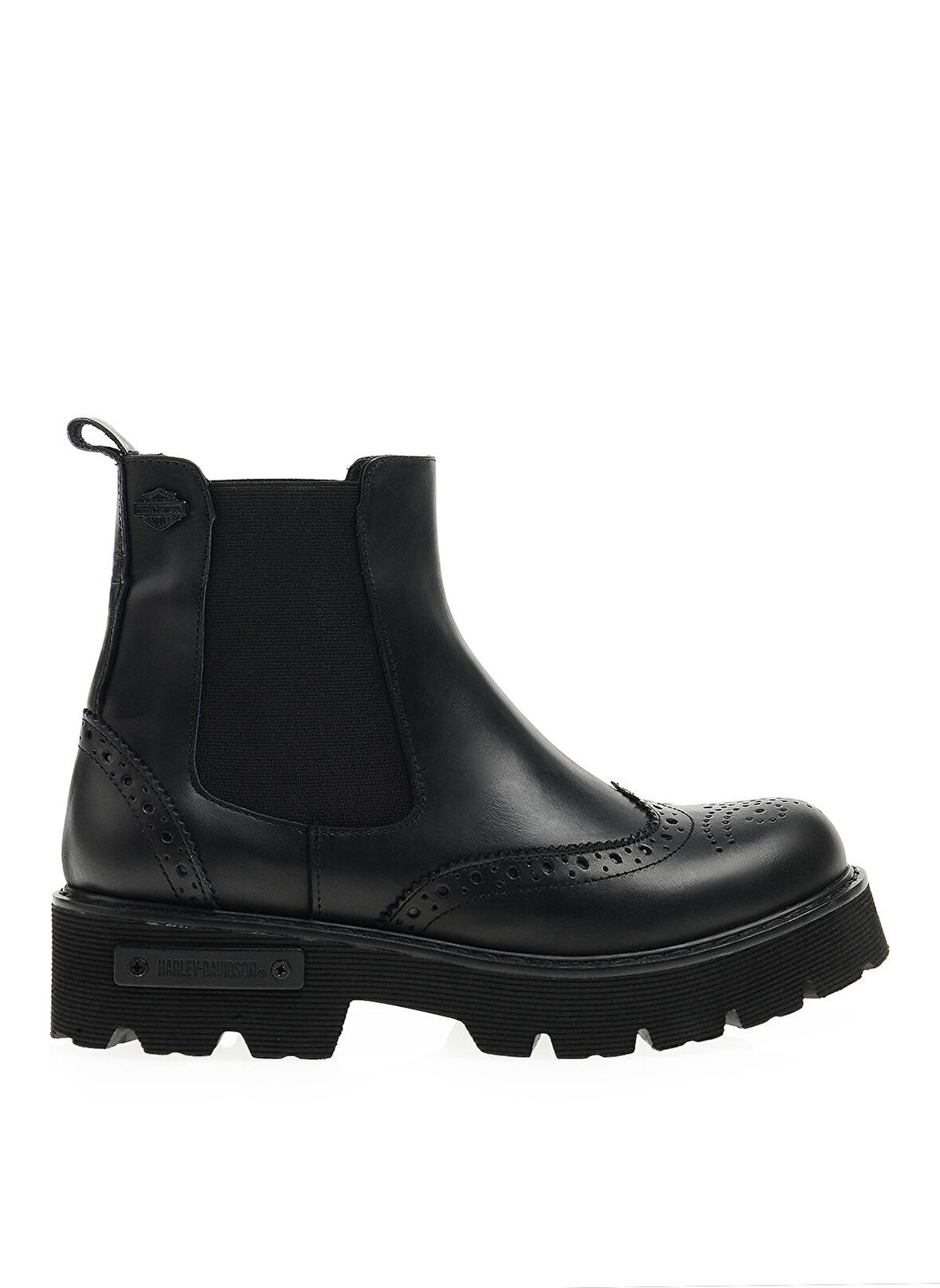 Black Hakiki Deri Kadın Bot & Bootie HD0777057203