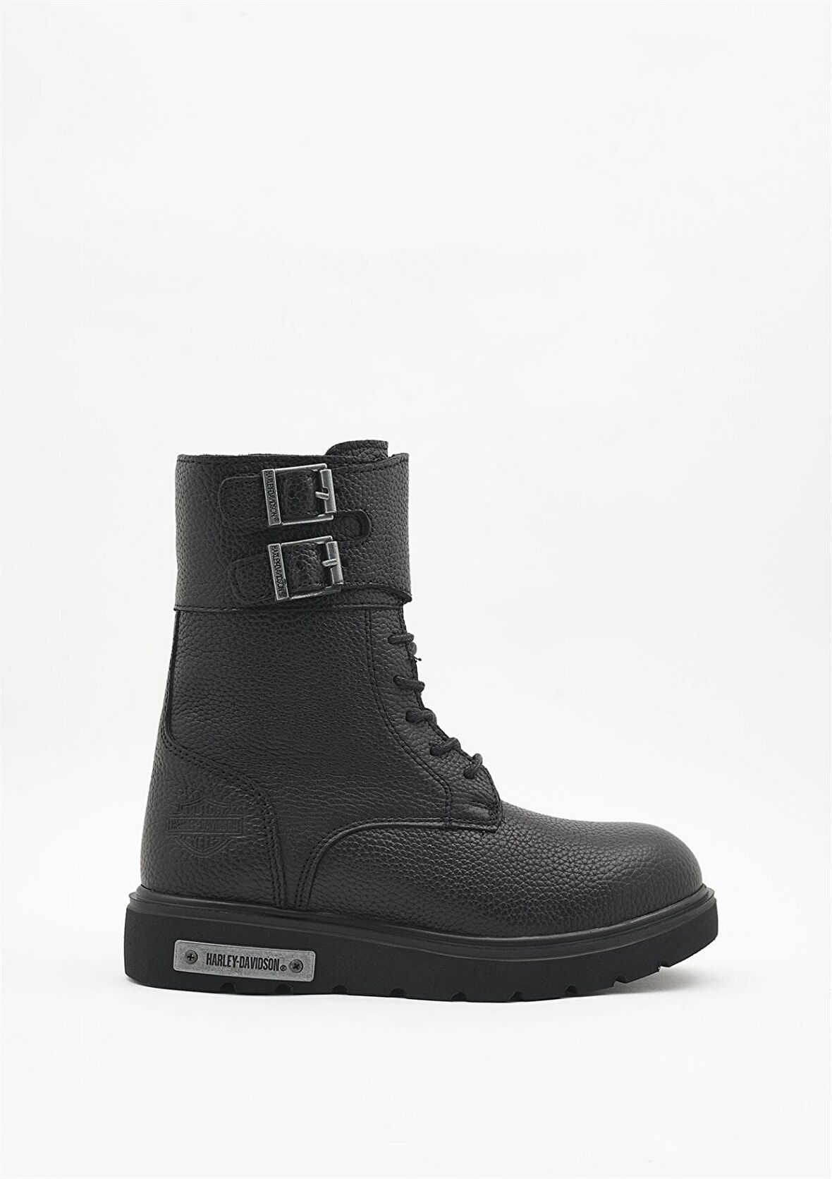 Black Hakiki Deri Kadın Bot & Bootie HD0777063603
