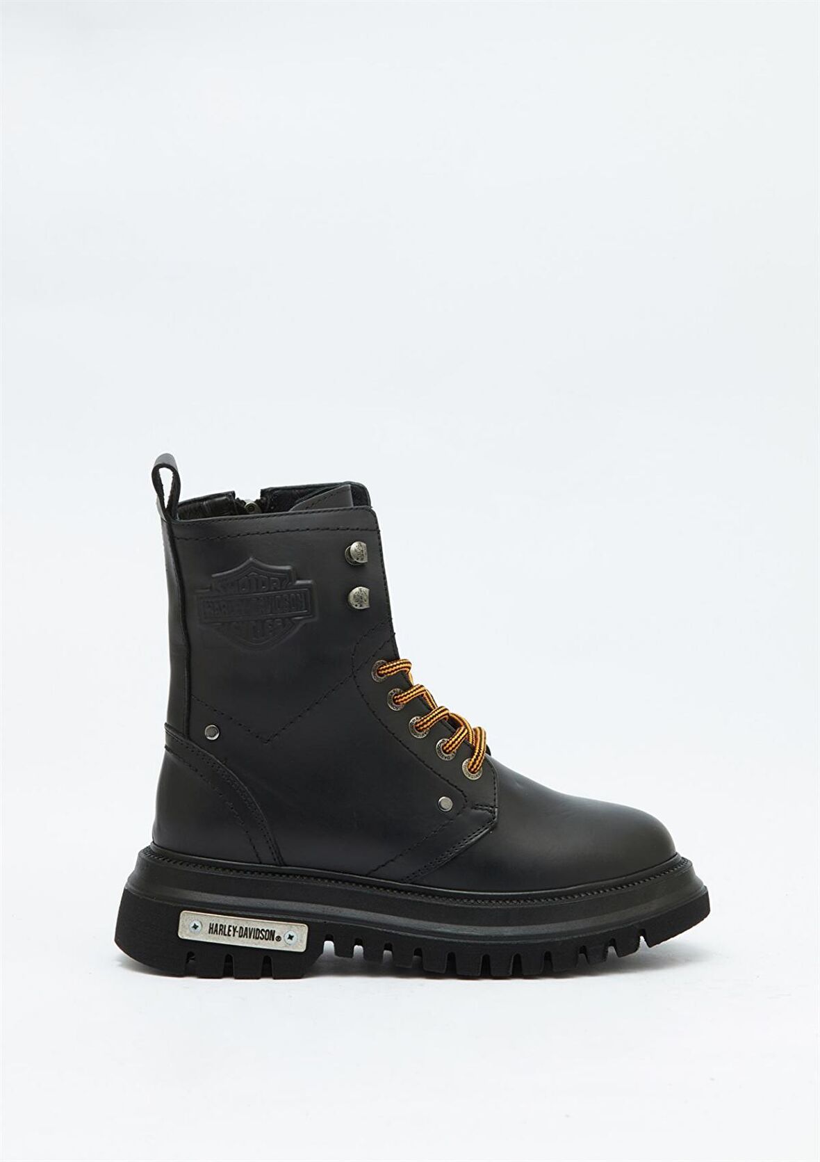 Black Hakiki Deri Kadın Bot & Bootie HD0777002903