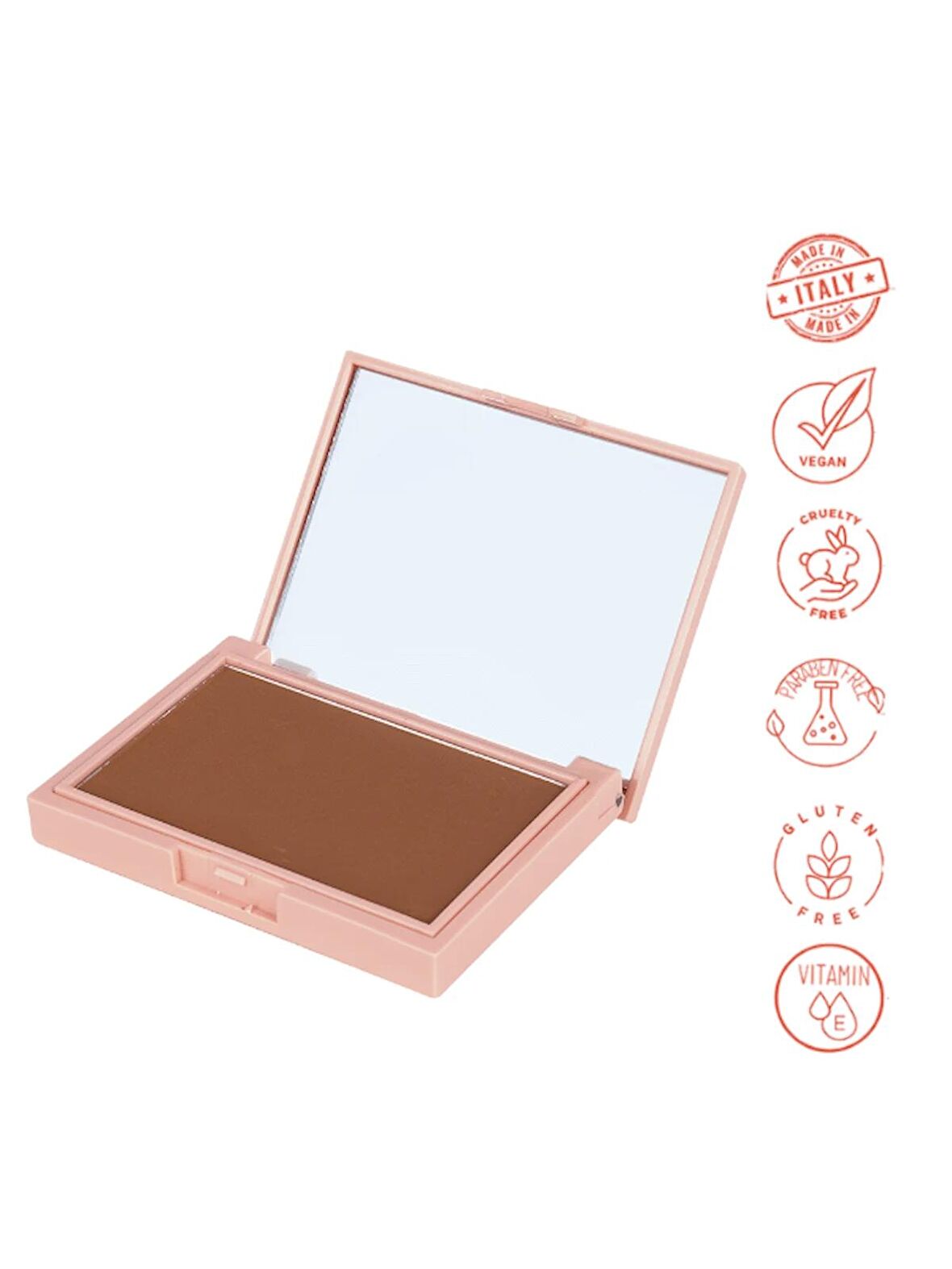 Dora Joy Bronzer / Kontür 01 Angel Dark 
Vegan E Vitaminli