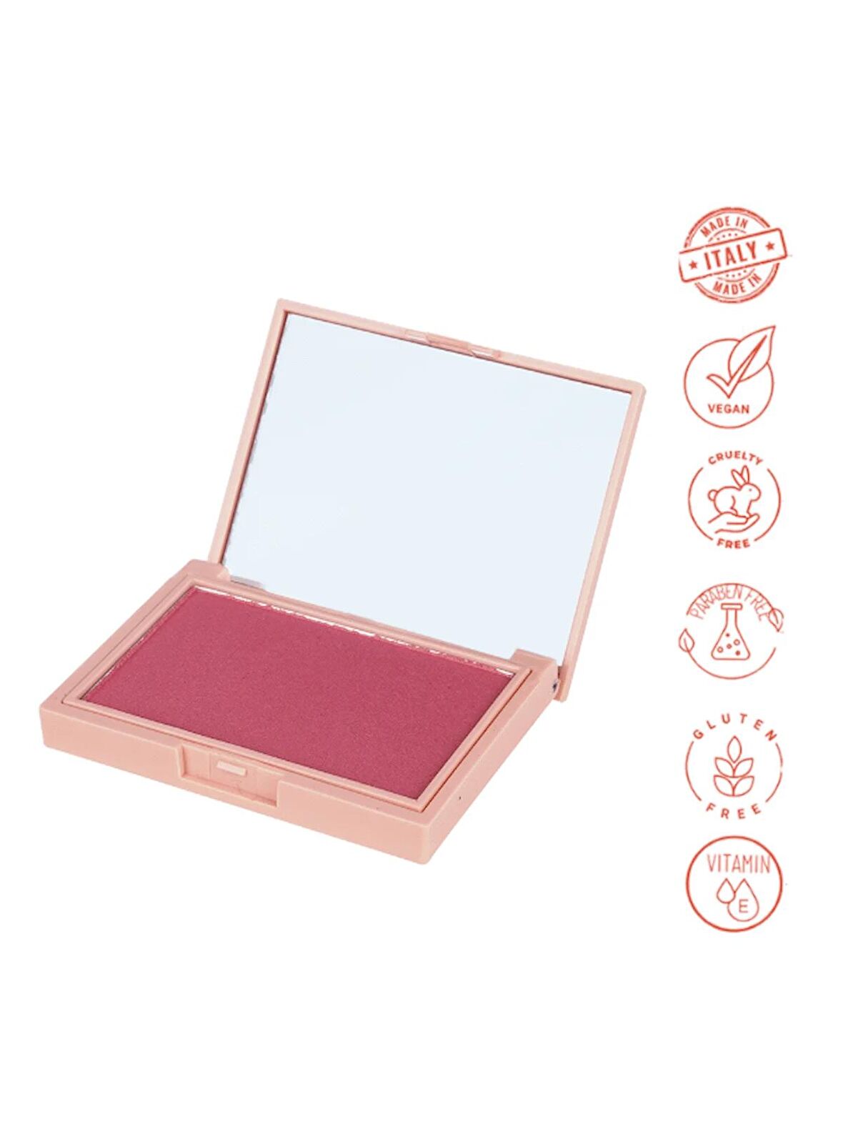 Dora Joy Işıltılı Toz Allık 03 Shine Kissed Powder Blush Vegan E Vitaminli