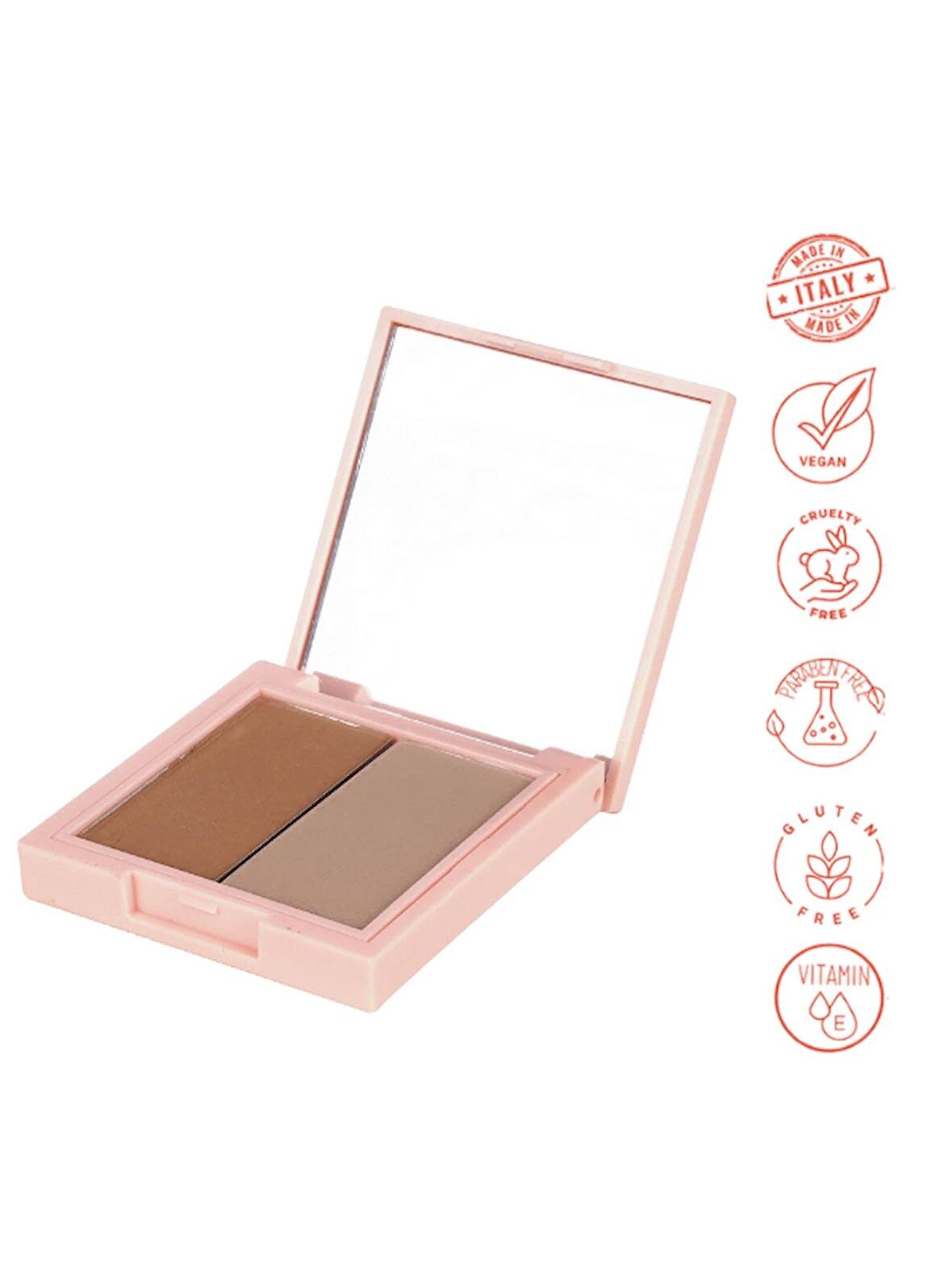 Dora Joy İkili Göz Farı 05 Desert Duo Eyeshadow Vegan E Vitaminli