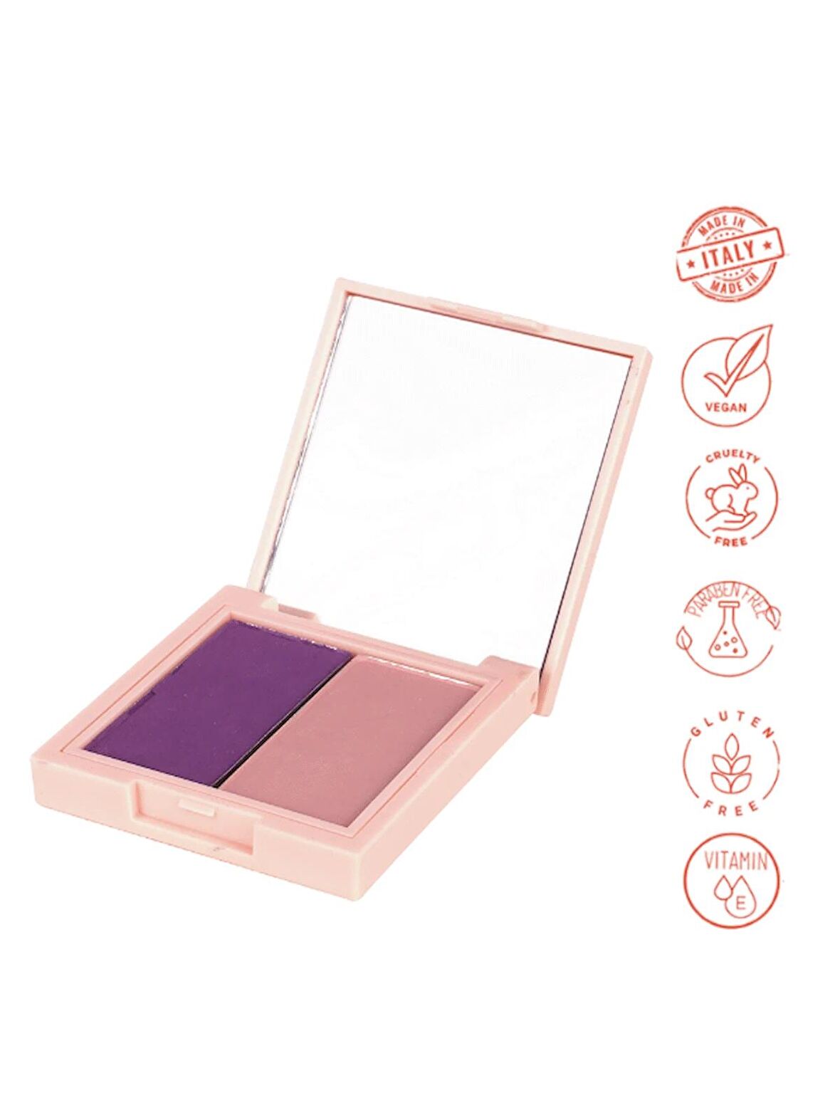 Dora Joy İkili Göz Farı 06 Passionate Duo Eyeshadow Vegan E Vitaminli