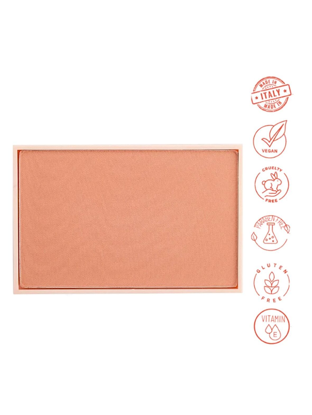 Dora Joy Yedek / Refill Mat Toz Allık 02 Juicy Peach Powder Blush Vegan E Vitaminli