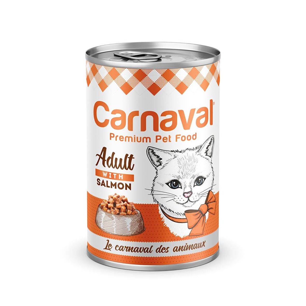 Carnaval Premium Yetişkin Kedi Konservesi Somon Balıklı 400 Gr