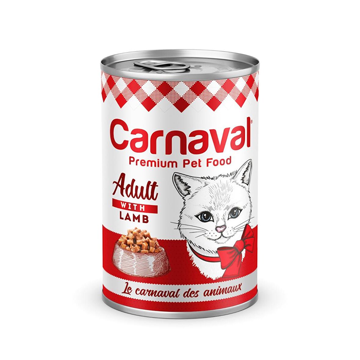 Carnaval Premium Yetişkin Kedi Konservesi Kuzu Etli 400 Gr