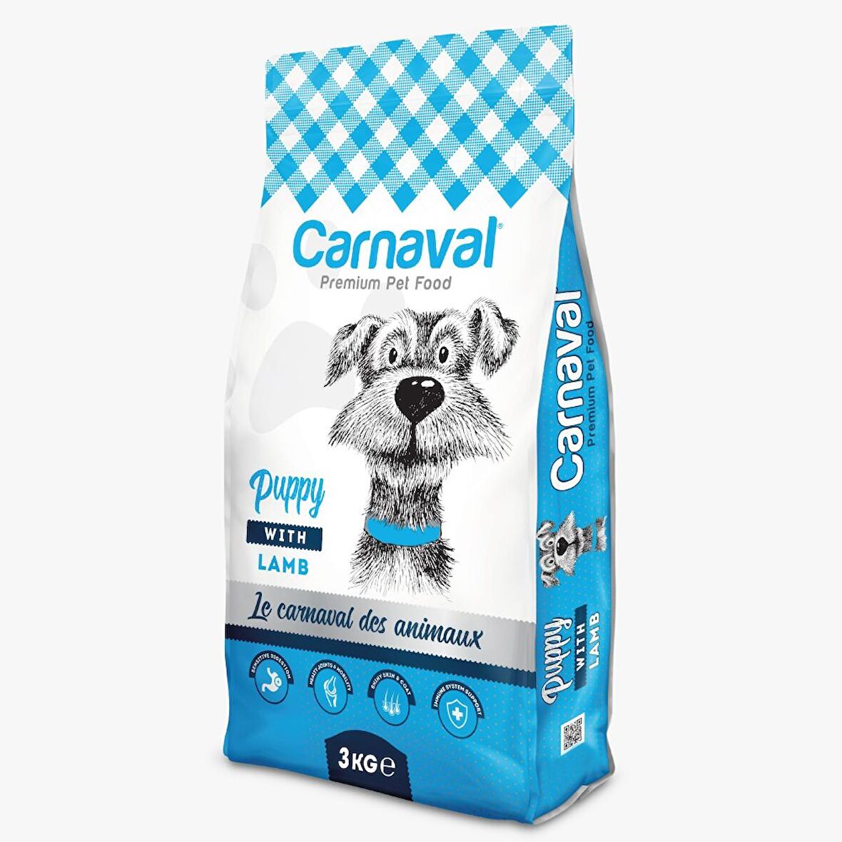 Carnaval Premium Yavru Köpek Maması Kuzu Etli 3 Kg