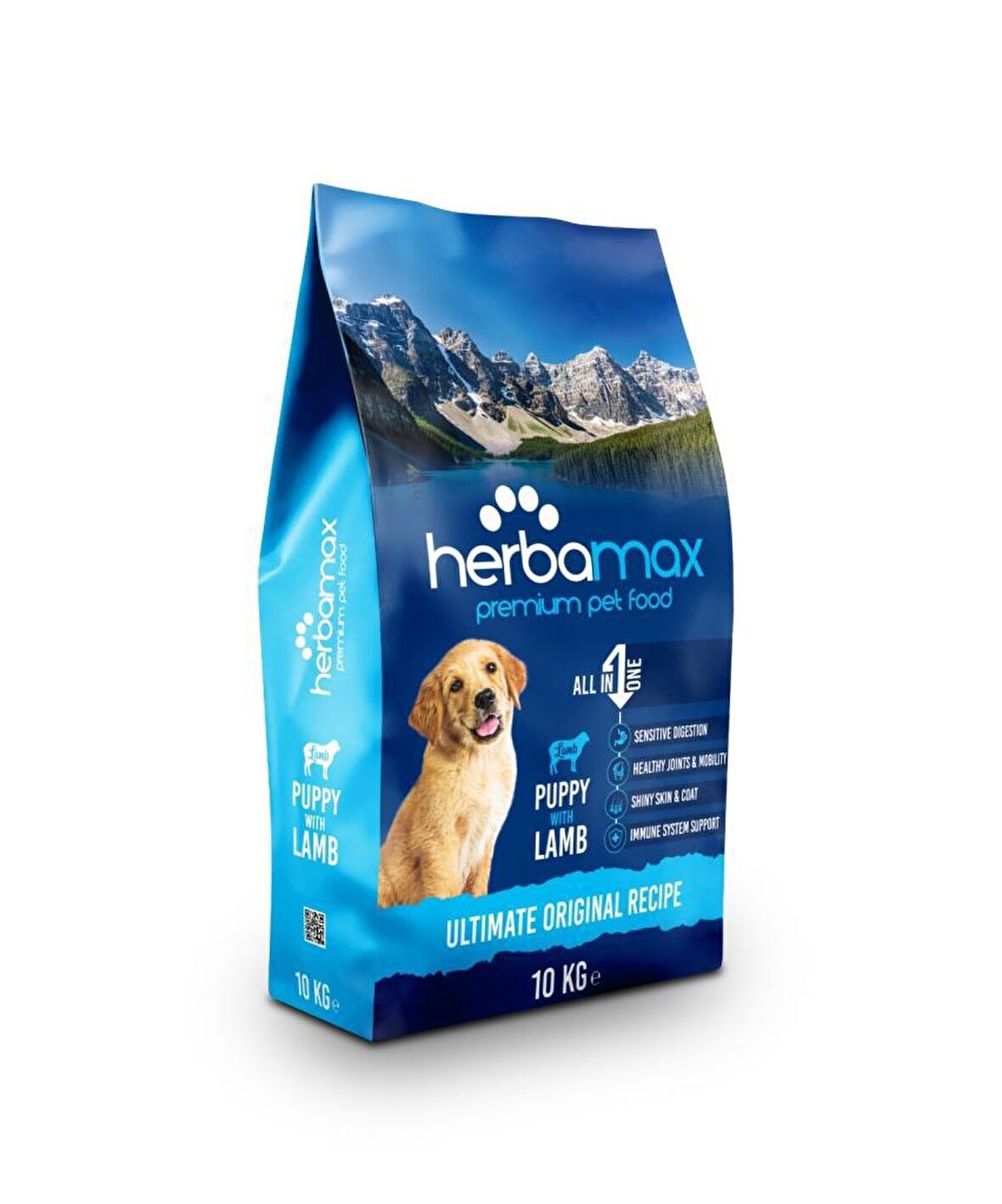 Herbamax Premium Kuzu Etli ve Pirinçli Yavru Köpek Maması 10 KG