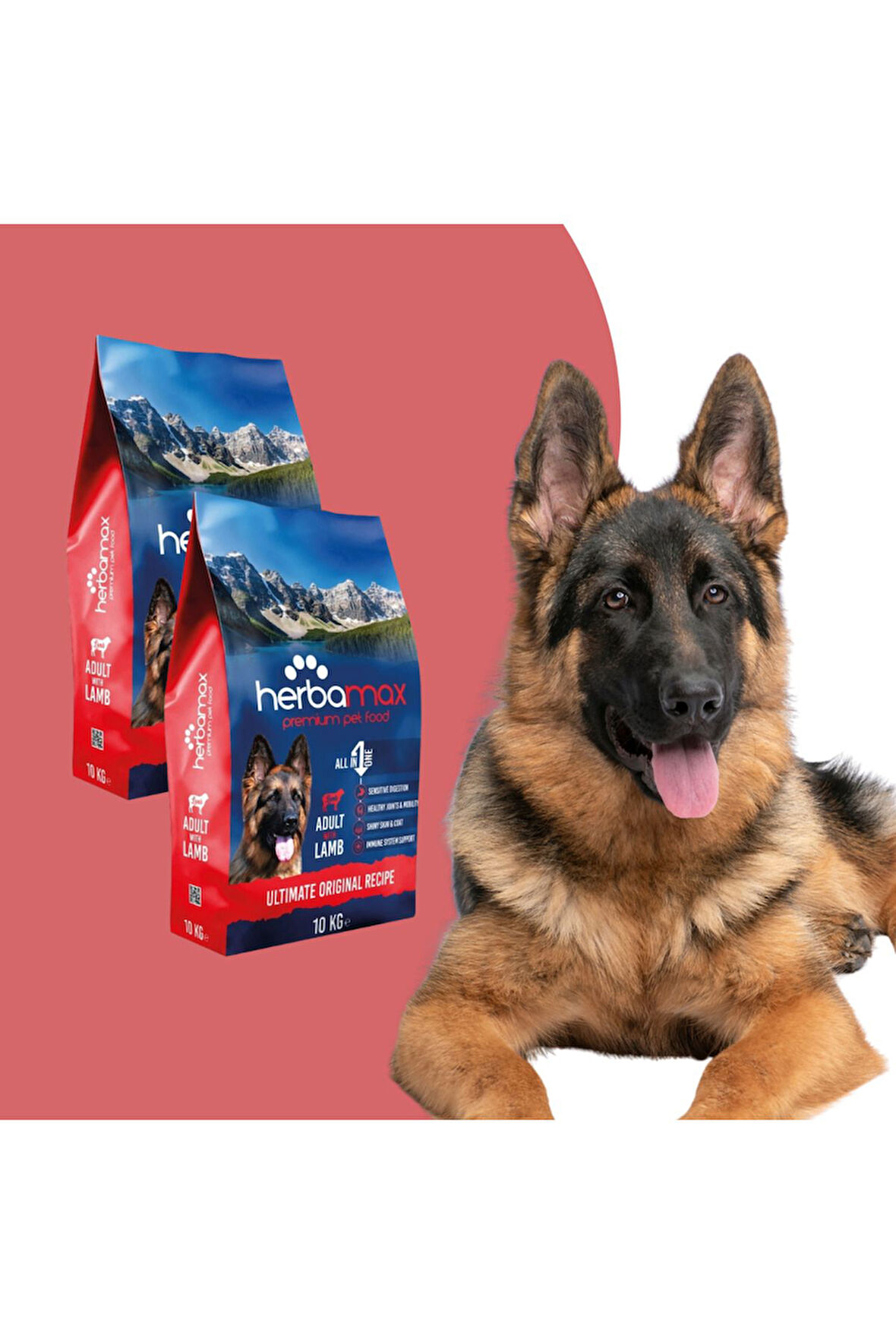 Yetişkin Köpek Maması Kuzu Etli 2x10 Kg İkili Paket Ekonomik