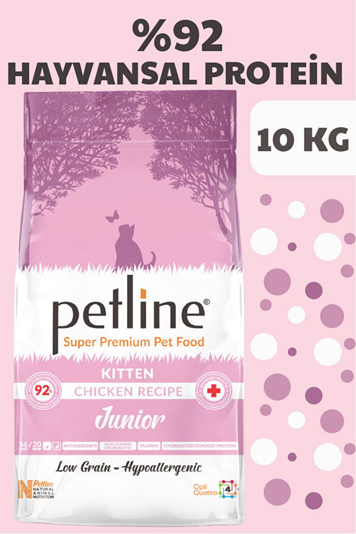 Petline S. P. Yavru Kedi Maması Kitten Tavuklu 10+1 Kg Junior