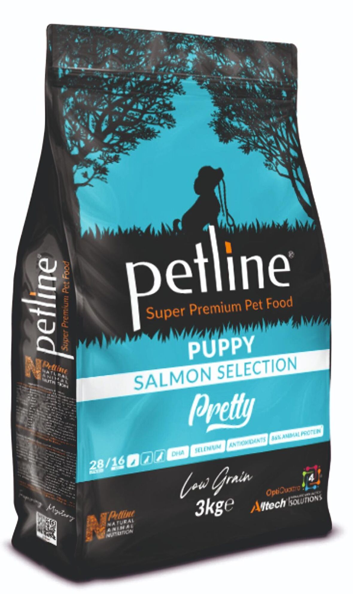 Petline Super Premium Yavru Köpek Maması Somon Balıklı 3 Kg (Pretty)