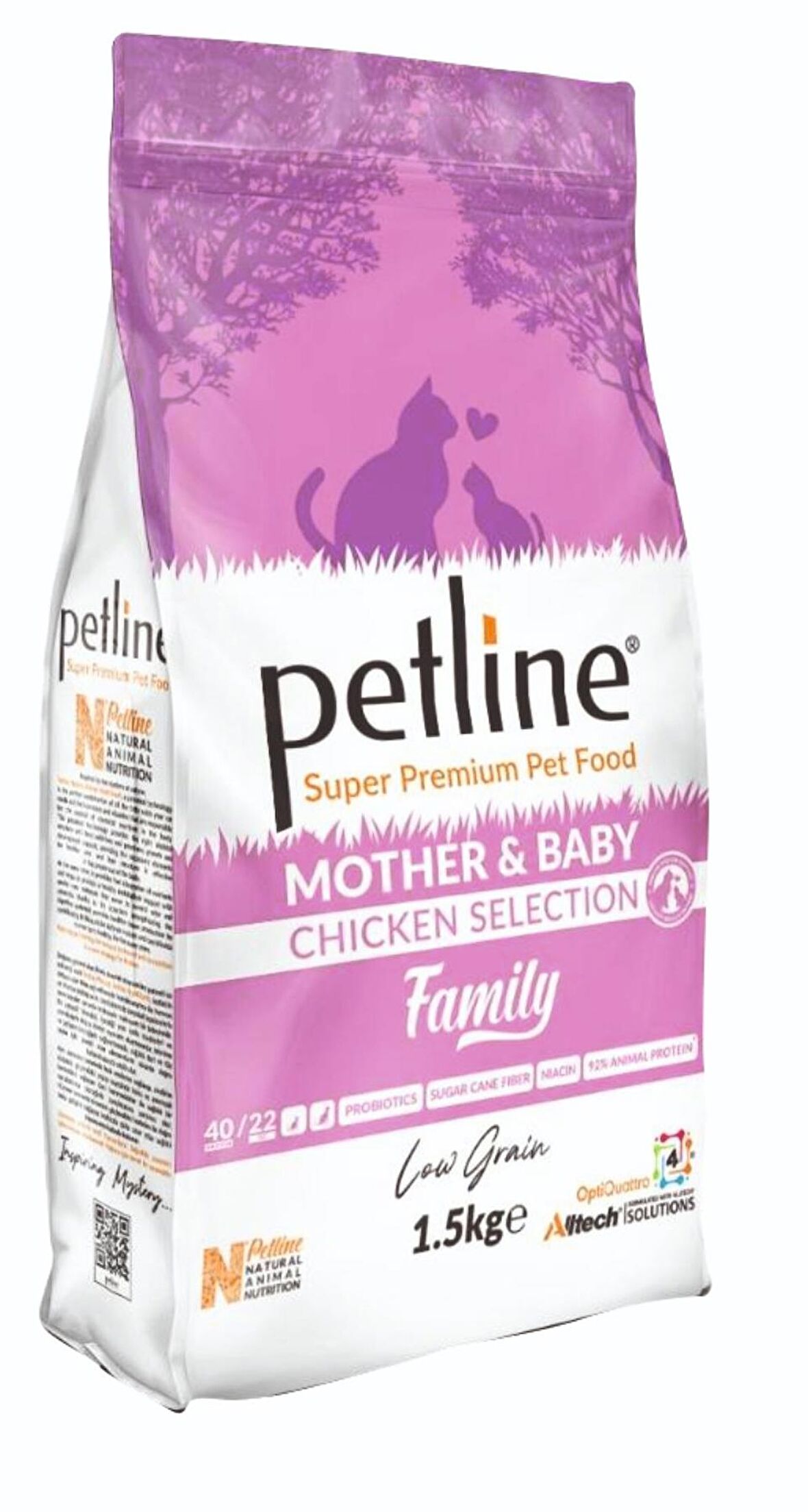 Petline S. P. Yavru ve Anne Kedi Maması Tavuklu 1.5 Kg (Family)