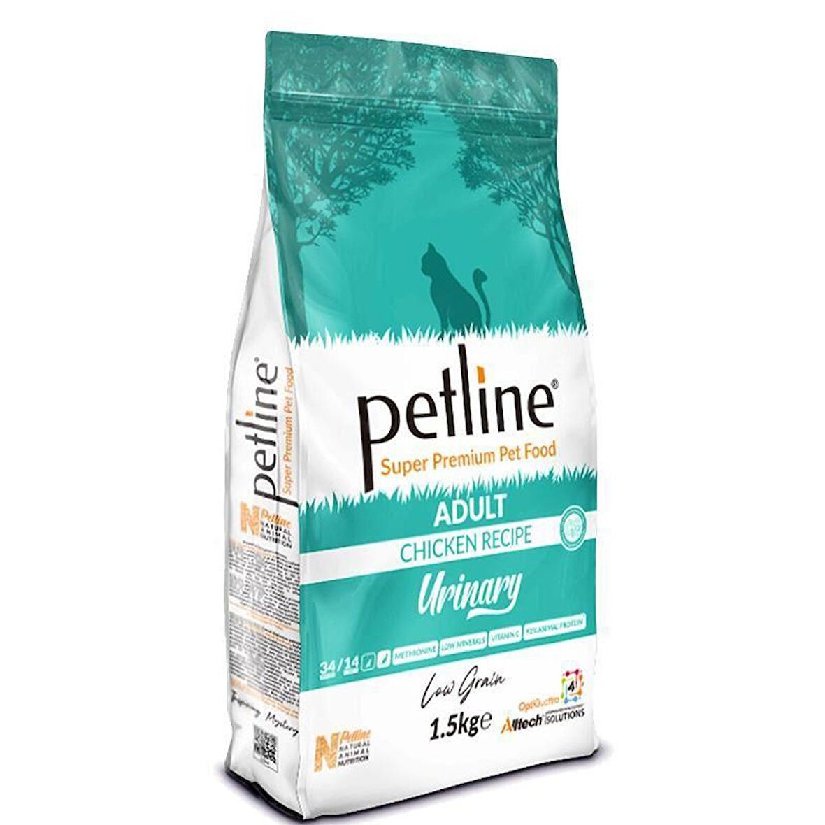 Petline Urinary Tavuklu Düşük Tahıllı Yetişkin Kedi Maması 1.5 kg