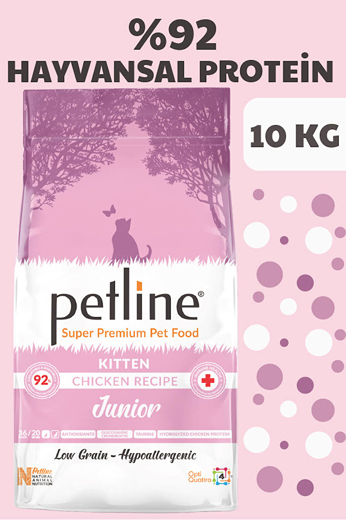 Petline Junior Kitten Tavuklu Yavru Kedi Maması 10Kg