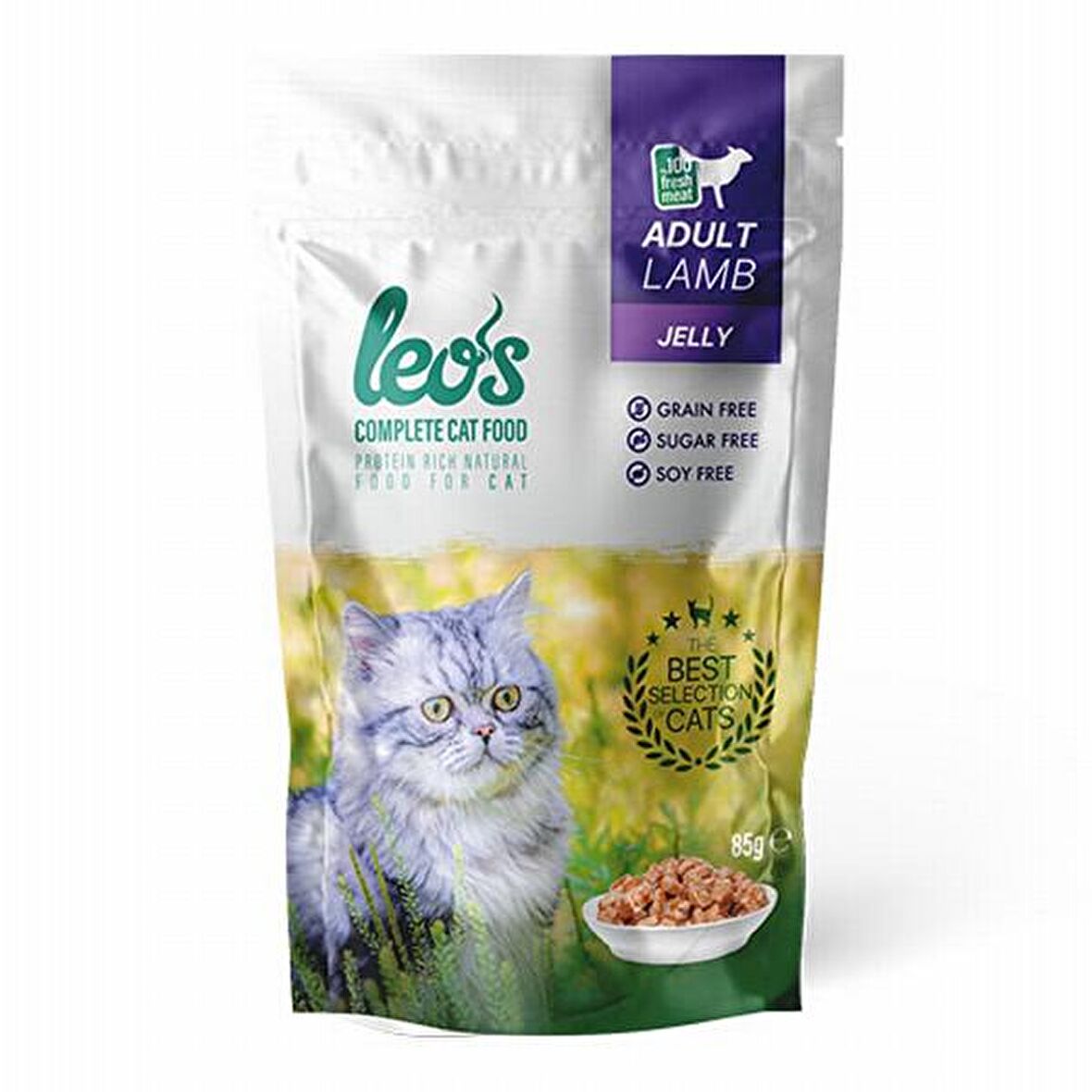 Leos Kuzulu Yetişkin Kedi Yaş Maması Pouch 24x85 Gr 