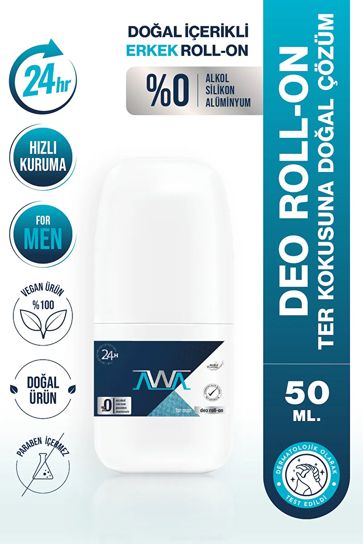 Doğal Avva Deo Roll-on For Men 50 ml