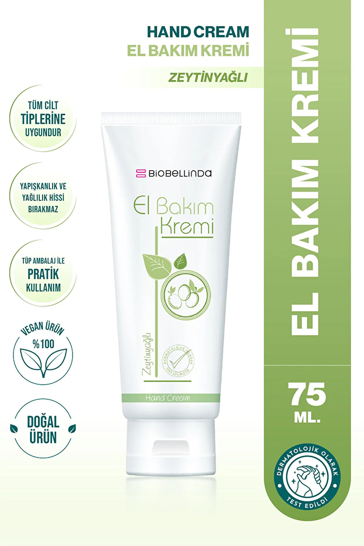 El Bakım Kremi Zeytinyağlı 75 Ml