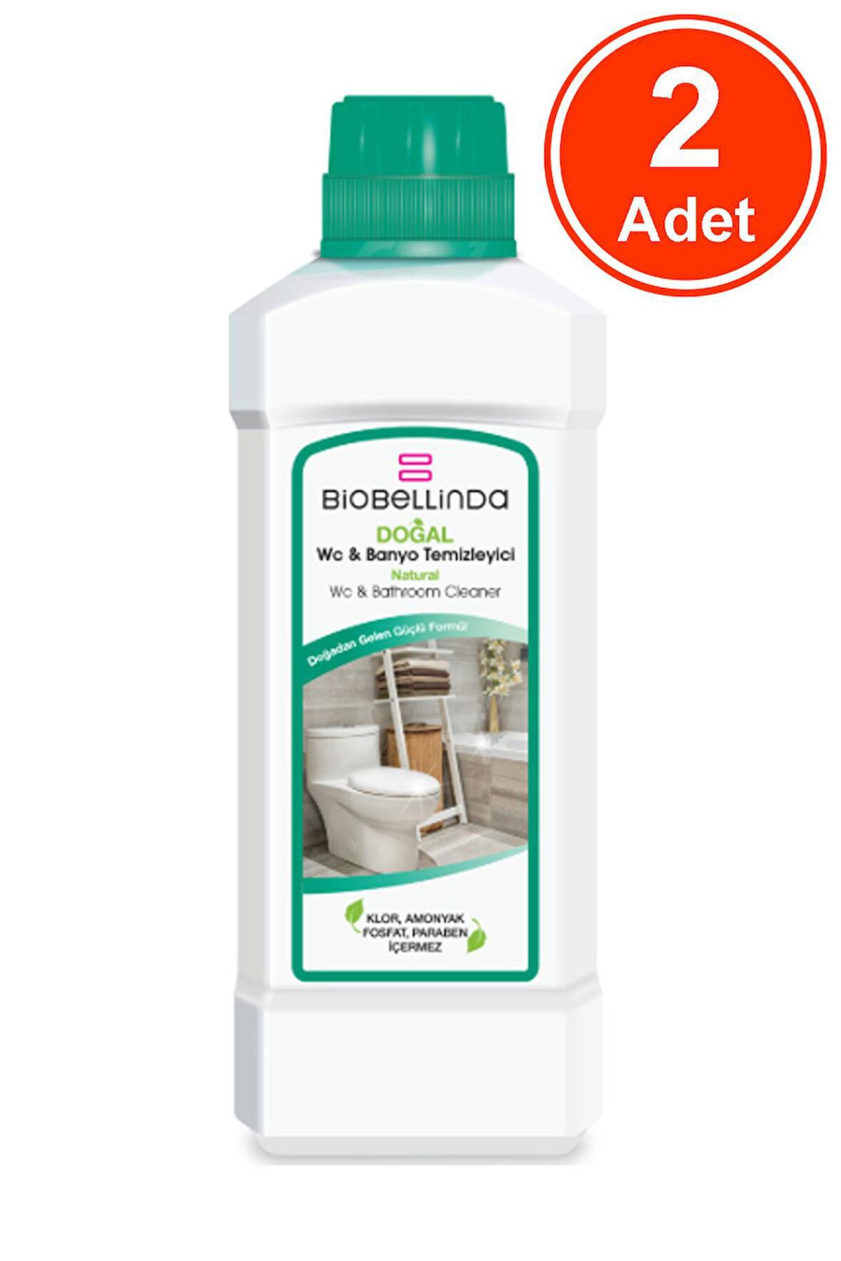 Biobellinda Wc & Banyo Temizleyici 750 Ml x 2 Adet