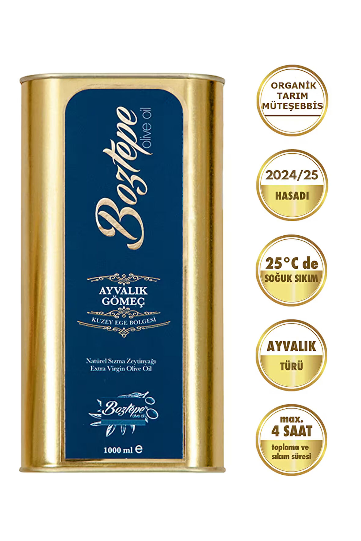 2024/25 1 LT Natürel Sızma Zeytinyağı Soğuk Sıkım Filtresiz