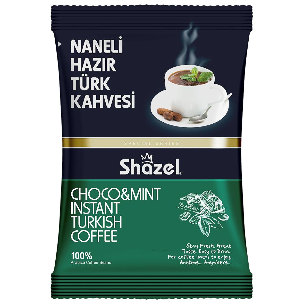 Shazel Naneli Hazır Türk Kahvesi 100 G x 4 Adet