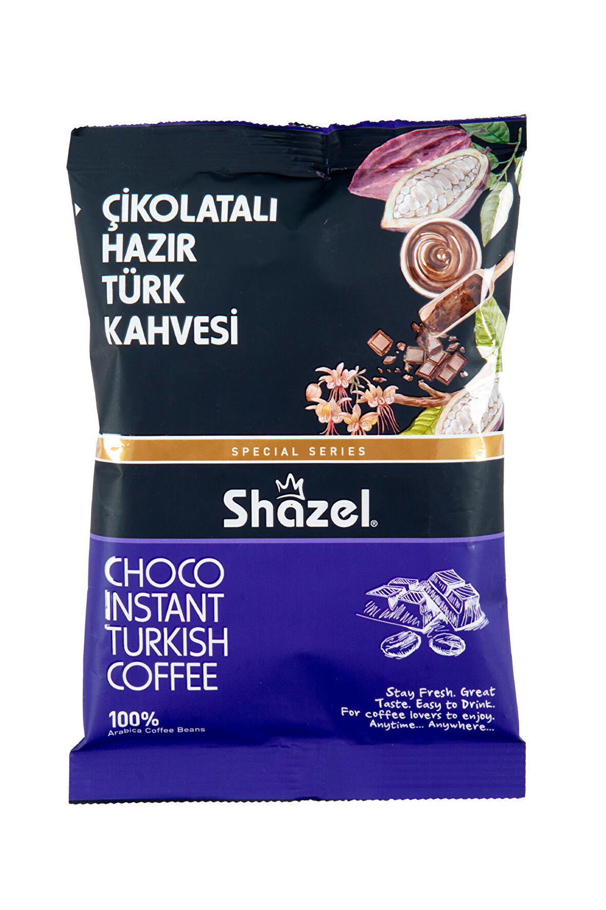 Shazel Special Çikolatalı Hazır Türk Kahvesi 100g 