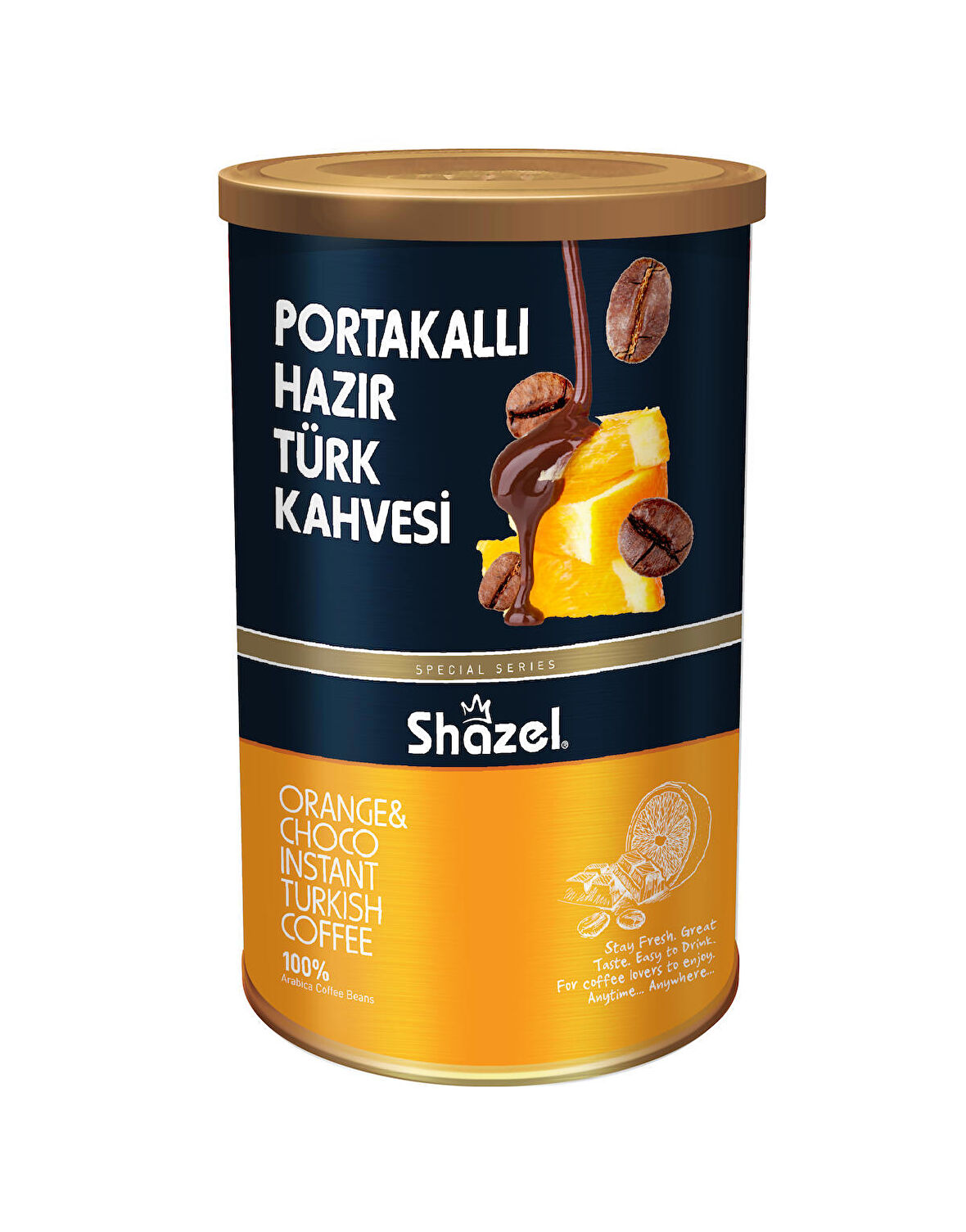 Shazel Special Seri Portakallı Türk Kahvesi 500 g / teneke