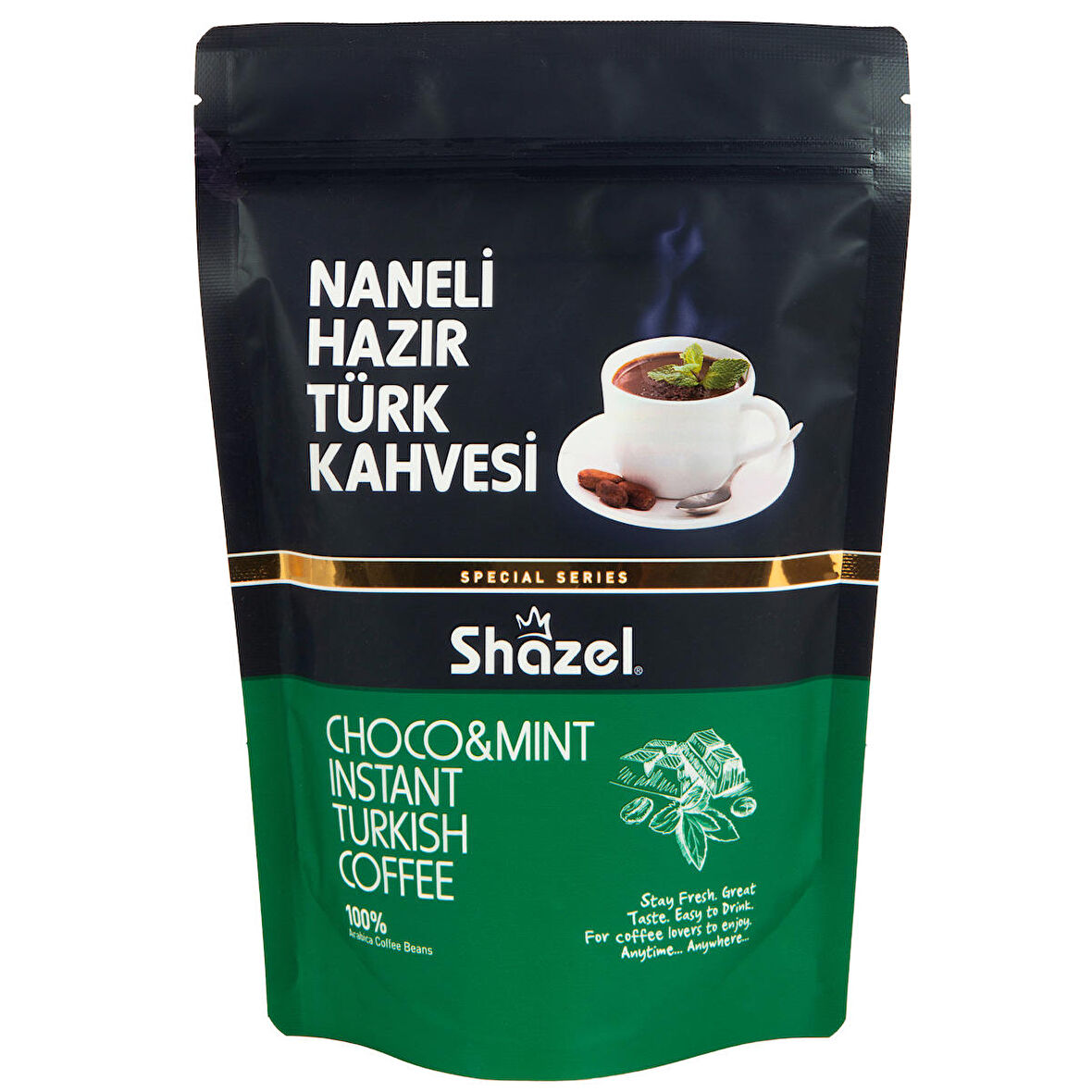 SHAZEL Naneli Hazır Türk Kahvesi 200 G x 3 Adet (Aromalı)