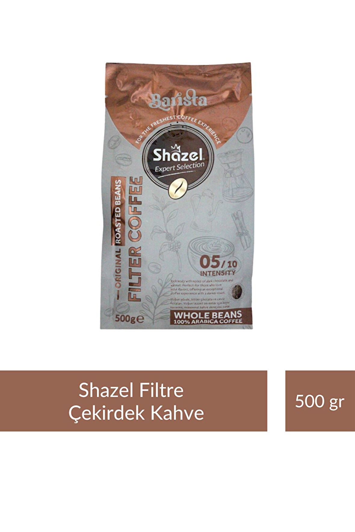 Shazel Çekirdek Filtre Kahve 500 gr