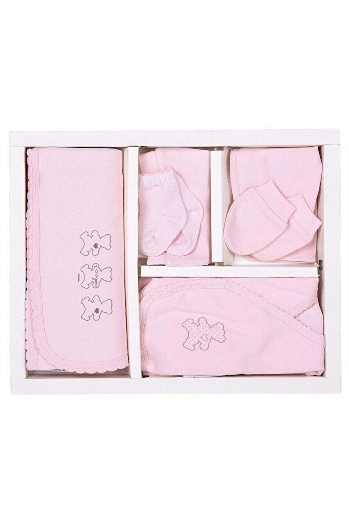 Kiti Kate Organik Pamuk 10'lu Zıbın Set Ekru