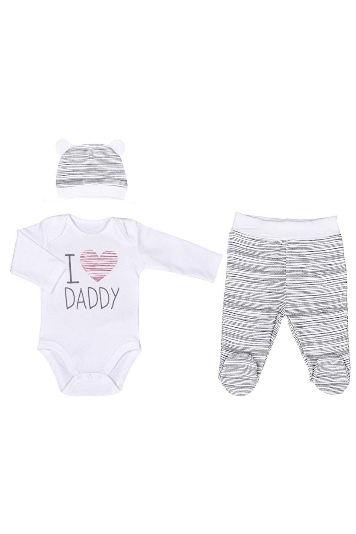 Kitikate S72365 Organik Dady 3'lü Takım