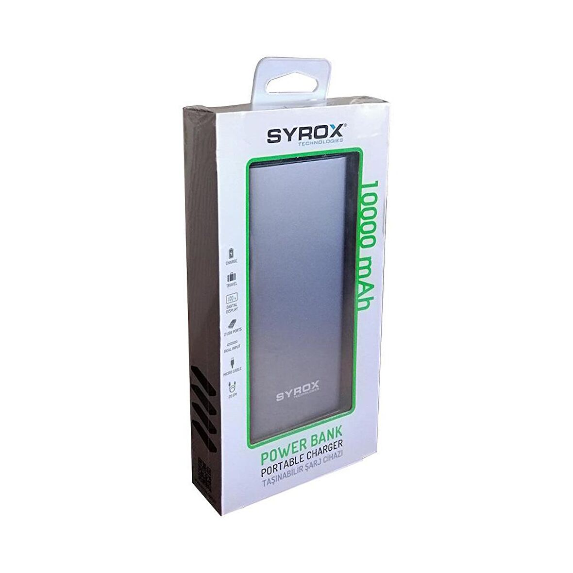 Syrox PB117 10000 mAh Hızlı Şarj Powerbank