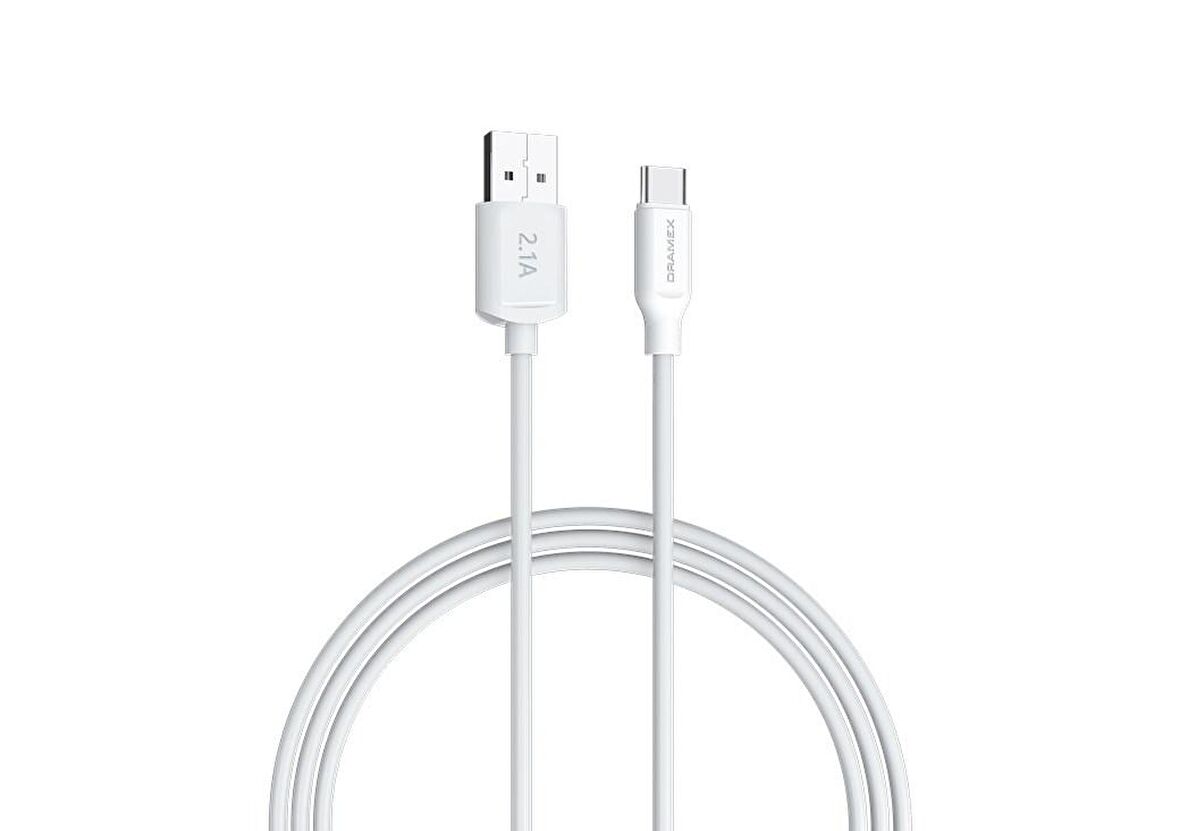 Dramex D21TK 2.1A Type-C – USB Şarj ve Data Kablosu