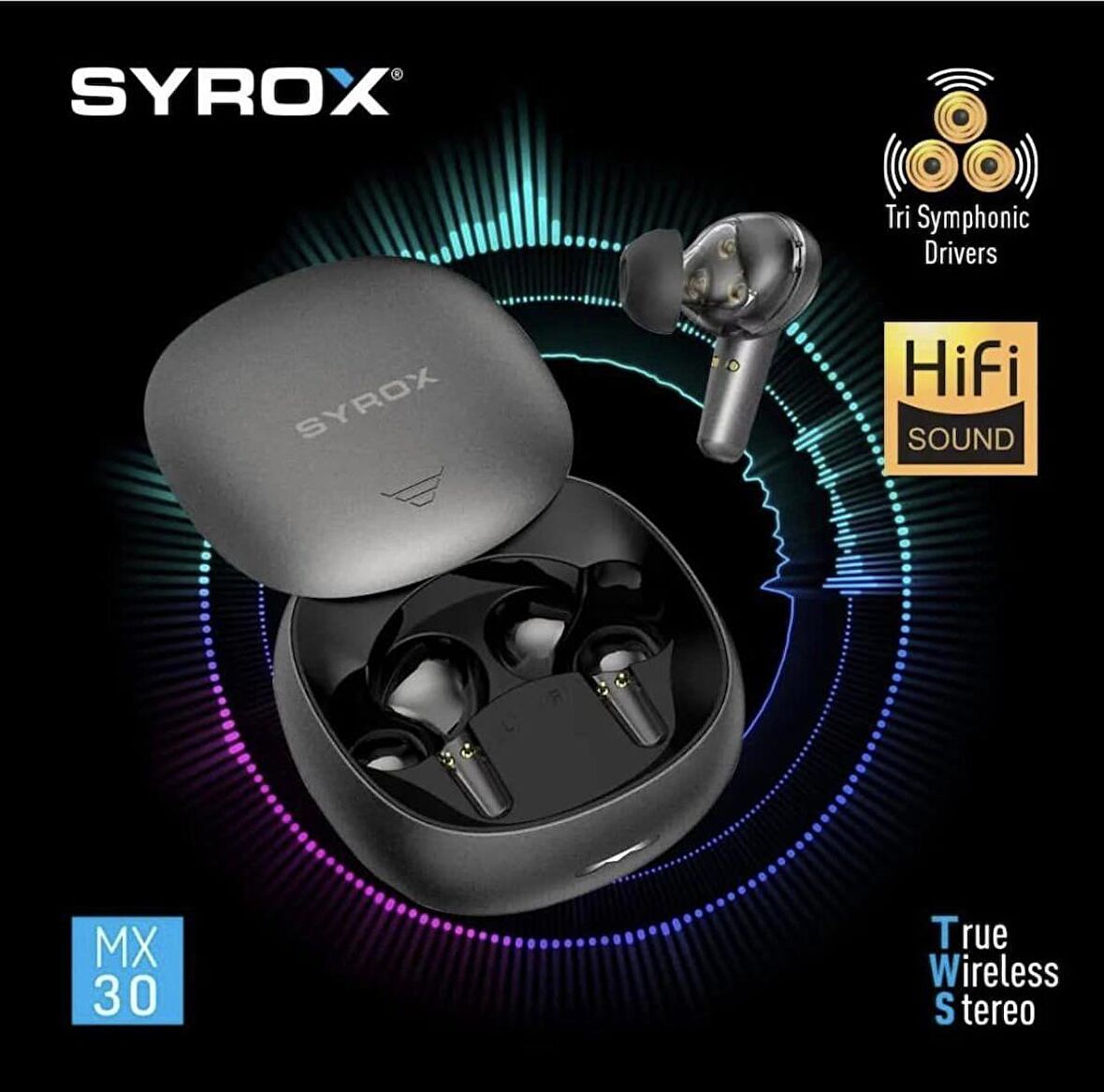 Syrox MX30 TWS Bluetooth Kulaklık BT 5.3